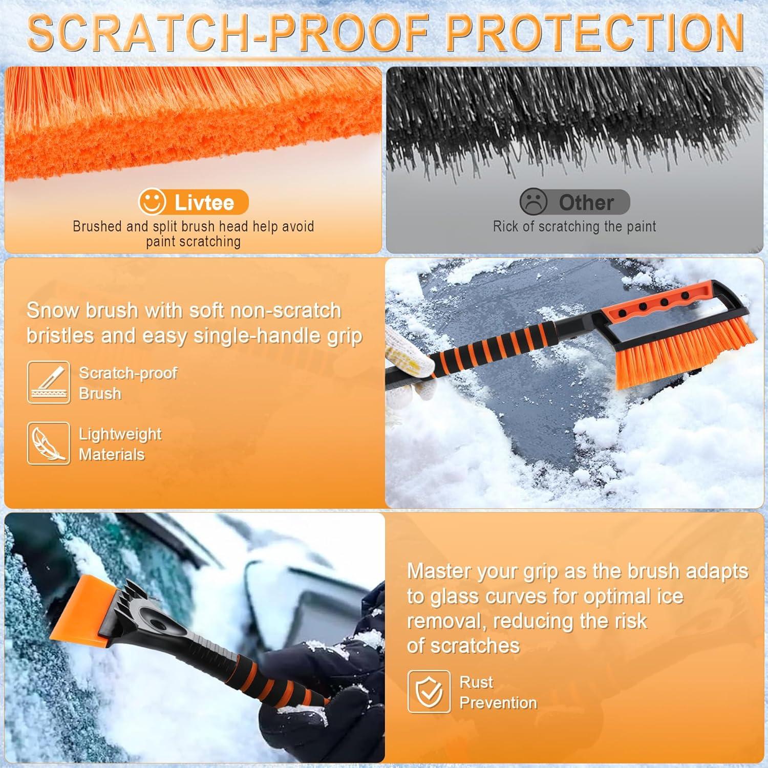 Raspador de Hielo y Cepillo de Nieve LivTee 62.87 cm