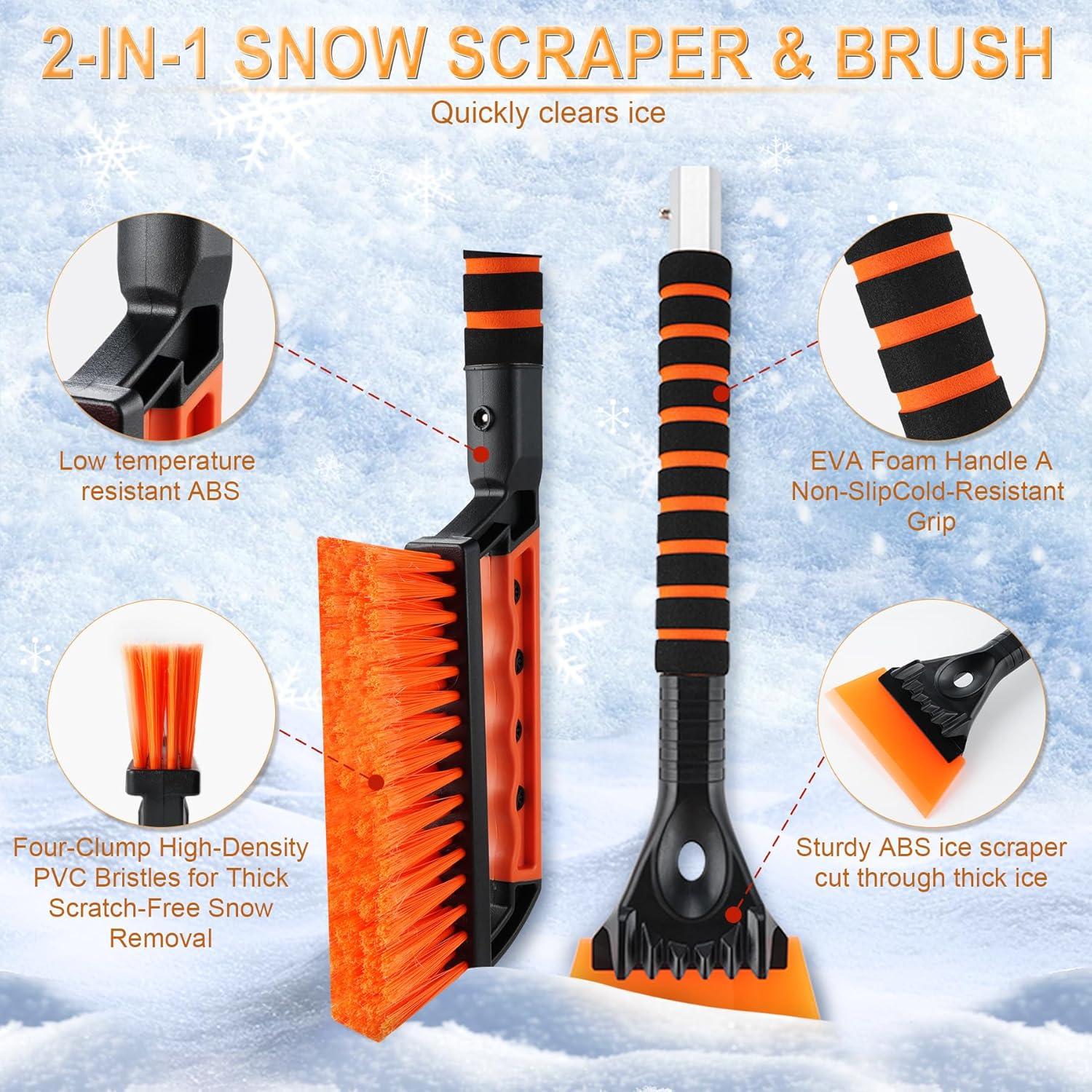 Raspador de Hielo y Cepillo de Nieve LivTee 62.87 cm