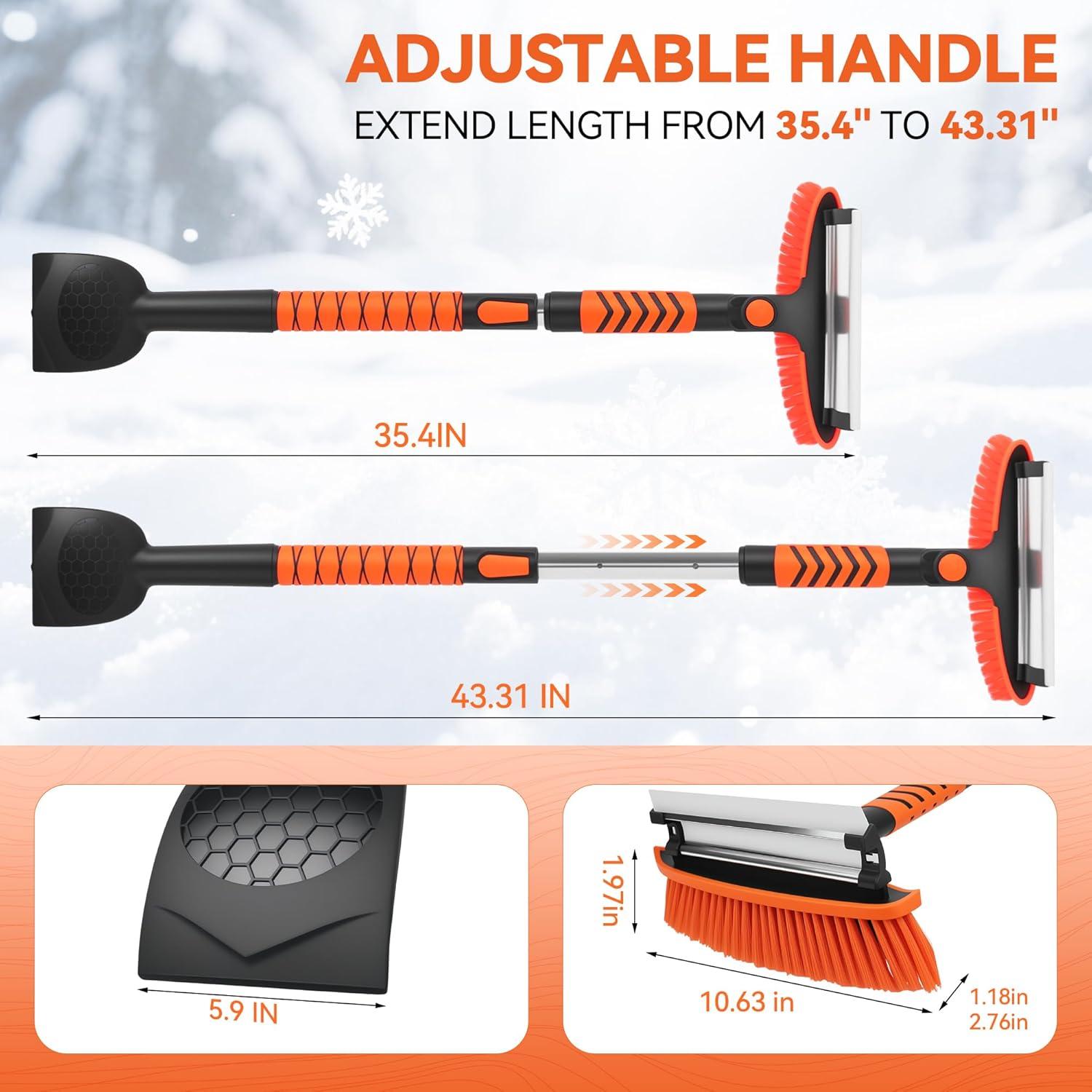 Cepillo de Nieve y Raspador de Hielo SIOKIUU CY-0122 110 cm