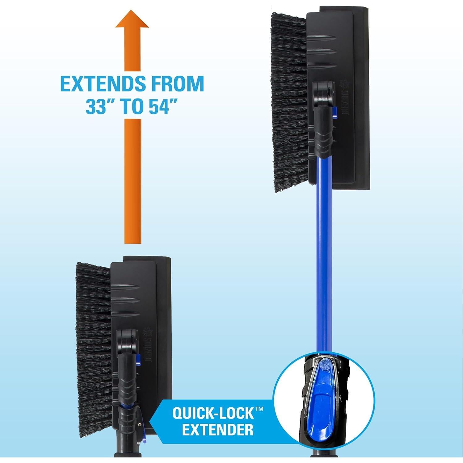 SubZero Avalanche Snowbroom 137 cm con Cabezal Pivotante