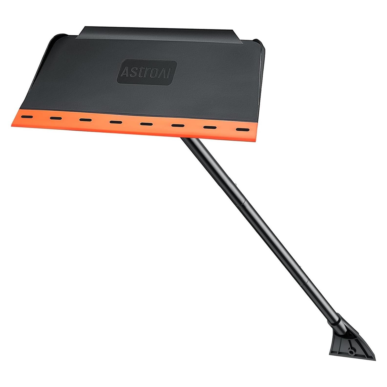 AstroAI Escoba de Nieve 2-en-1 con Raspador de Hielo 121.9 cm