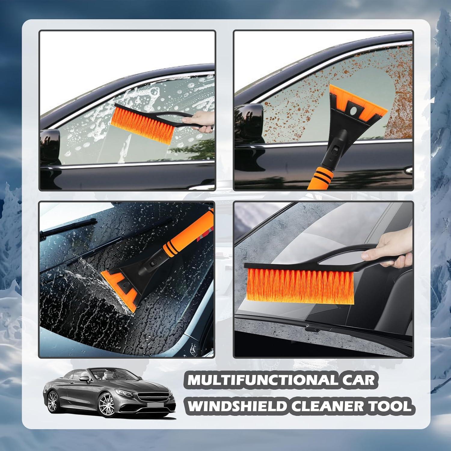 Raspador de Hielo 2 en 1 YGDMD para Parabrisas de Coche