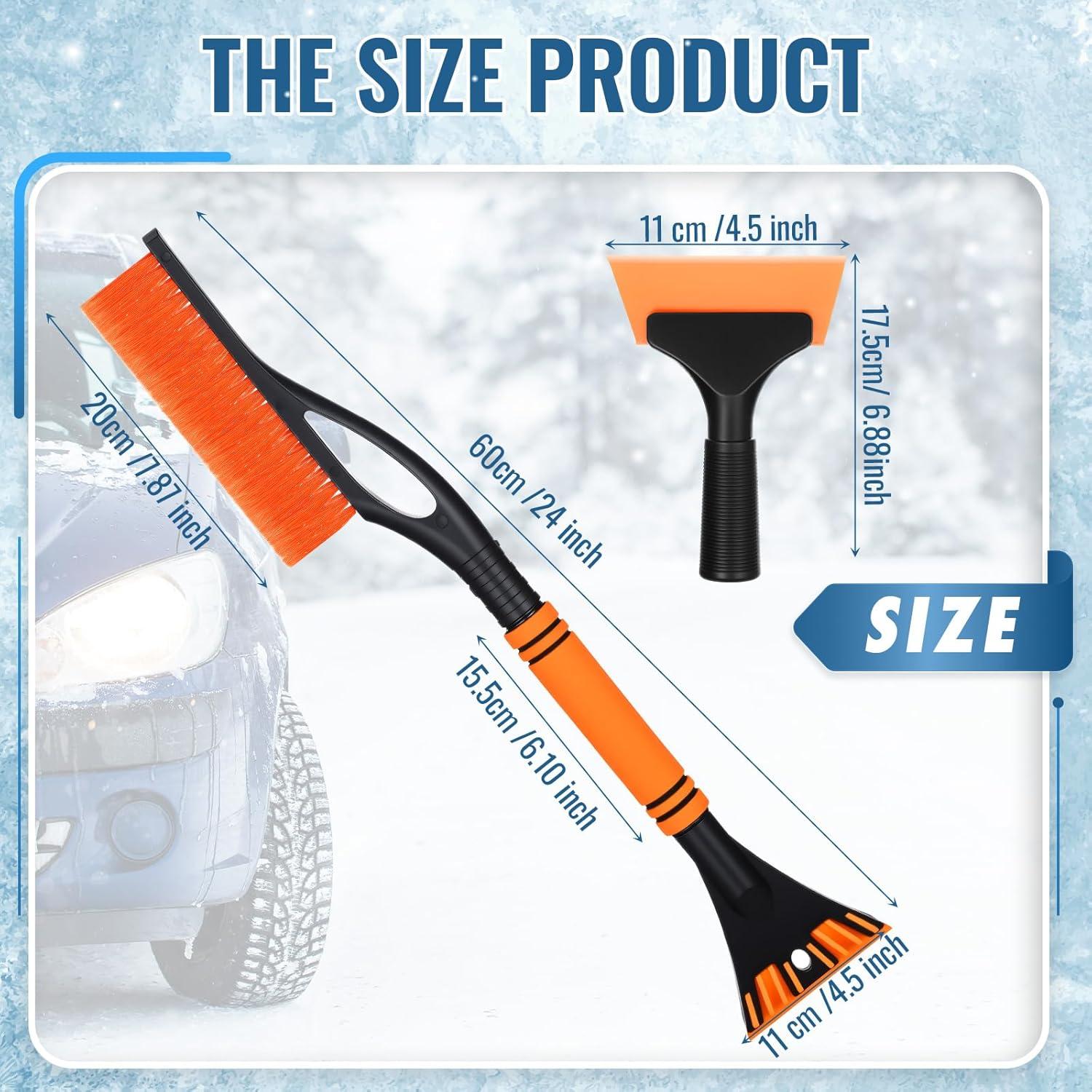 Set 3 en 1 Raspador de Hielo y Cepillo de Nieve Lasnten