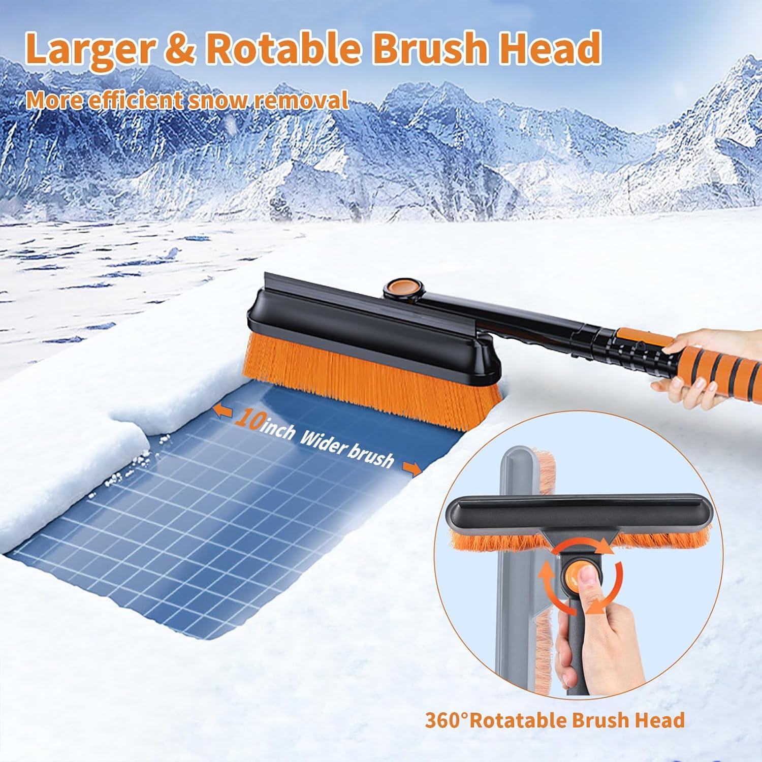 Kit de Eliminación de Nieve TERRALYX - Pala, Cepillo y Raspador