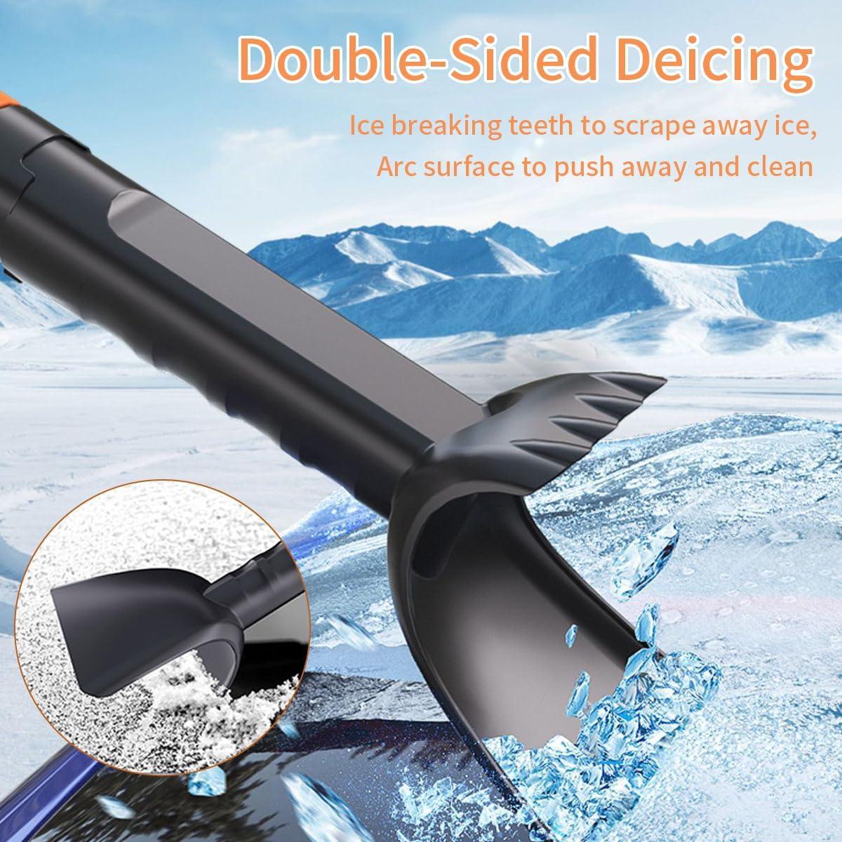 Kit de Eliminación de Nieve TERRALYX - Pala, Cepillo y Raspador