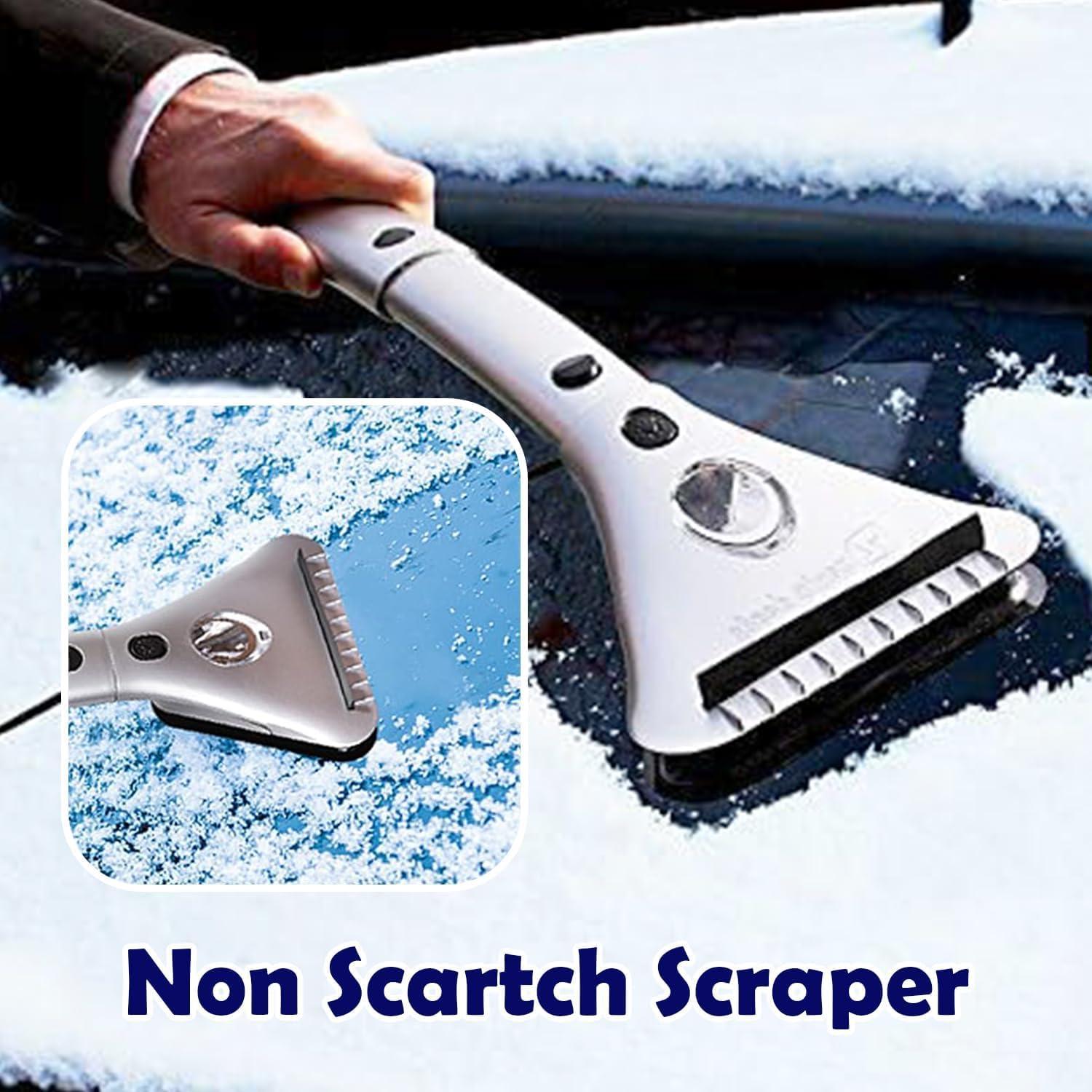 Raspador de Hielo Calentado ZONETECH 12V Extensible con Luz LED