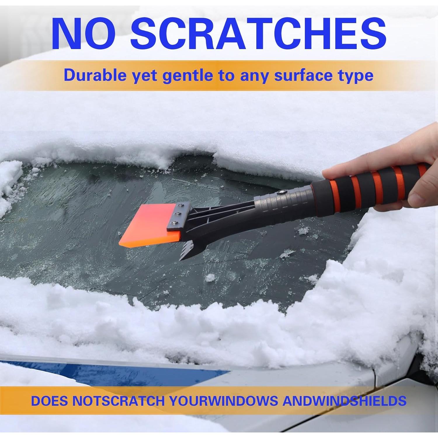 Cepillo de Nieve 63 cm con Raspador de Hielo nbnhxnff SBIS-001