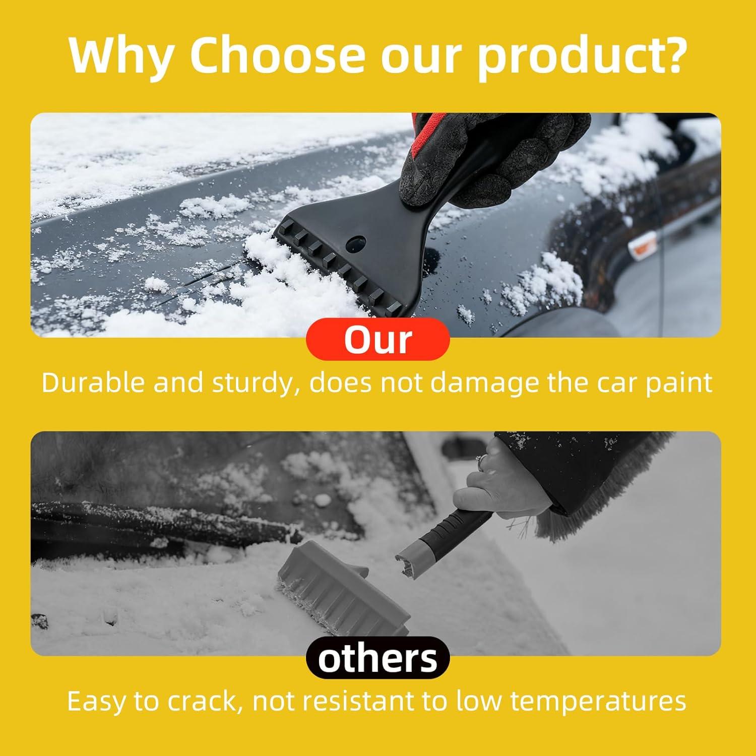 Cepillo de Nieve Telescópico Nexcrate SU002 80cm con Raspador