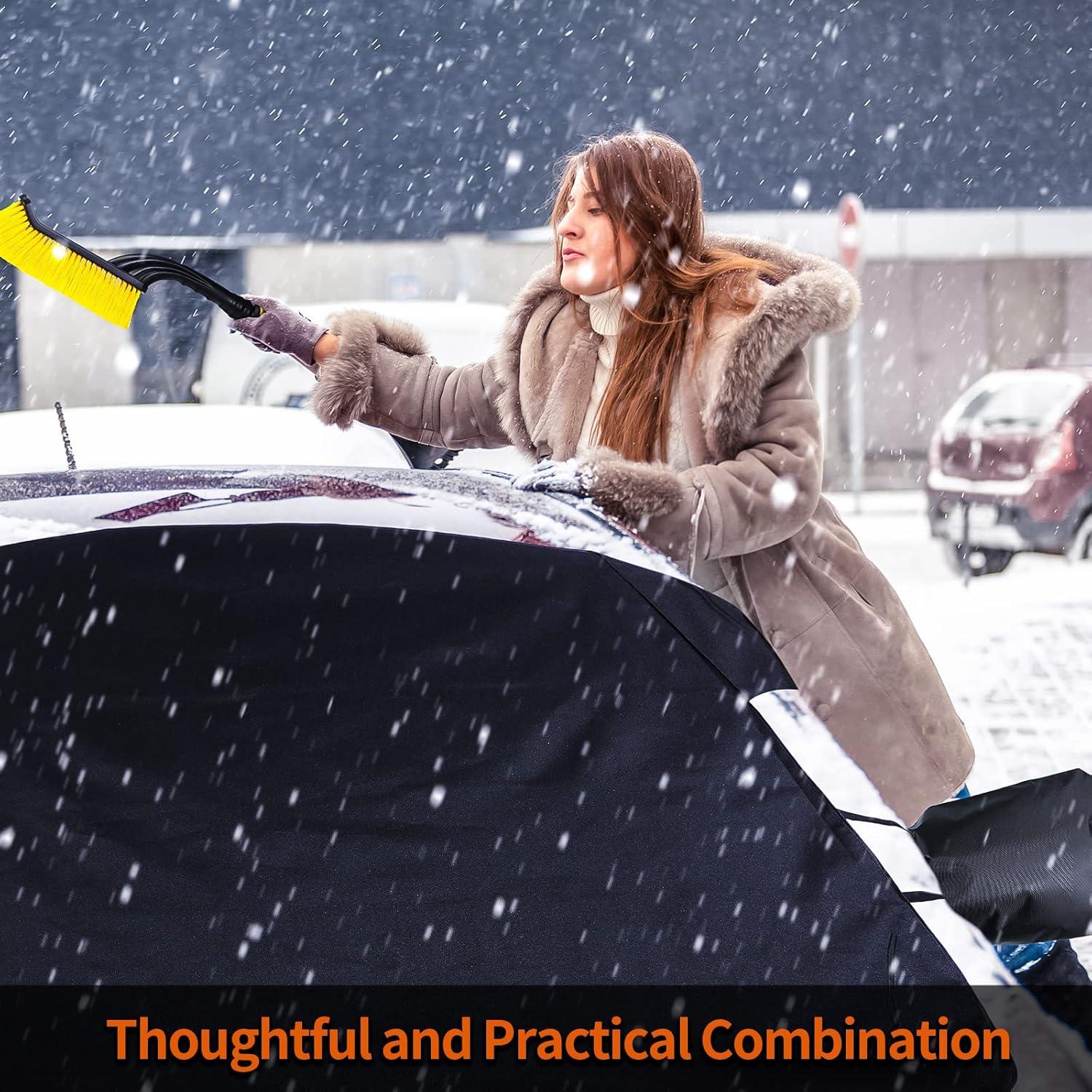 Kit Cubierta Parabrisas Tuanse 4 Pcs con Cepillo y Raspador