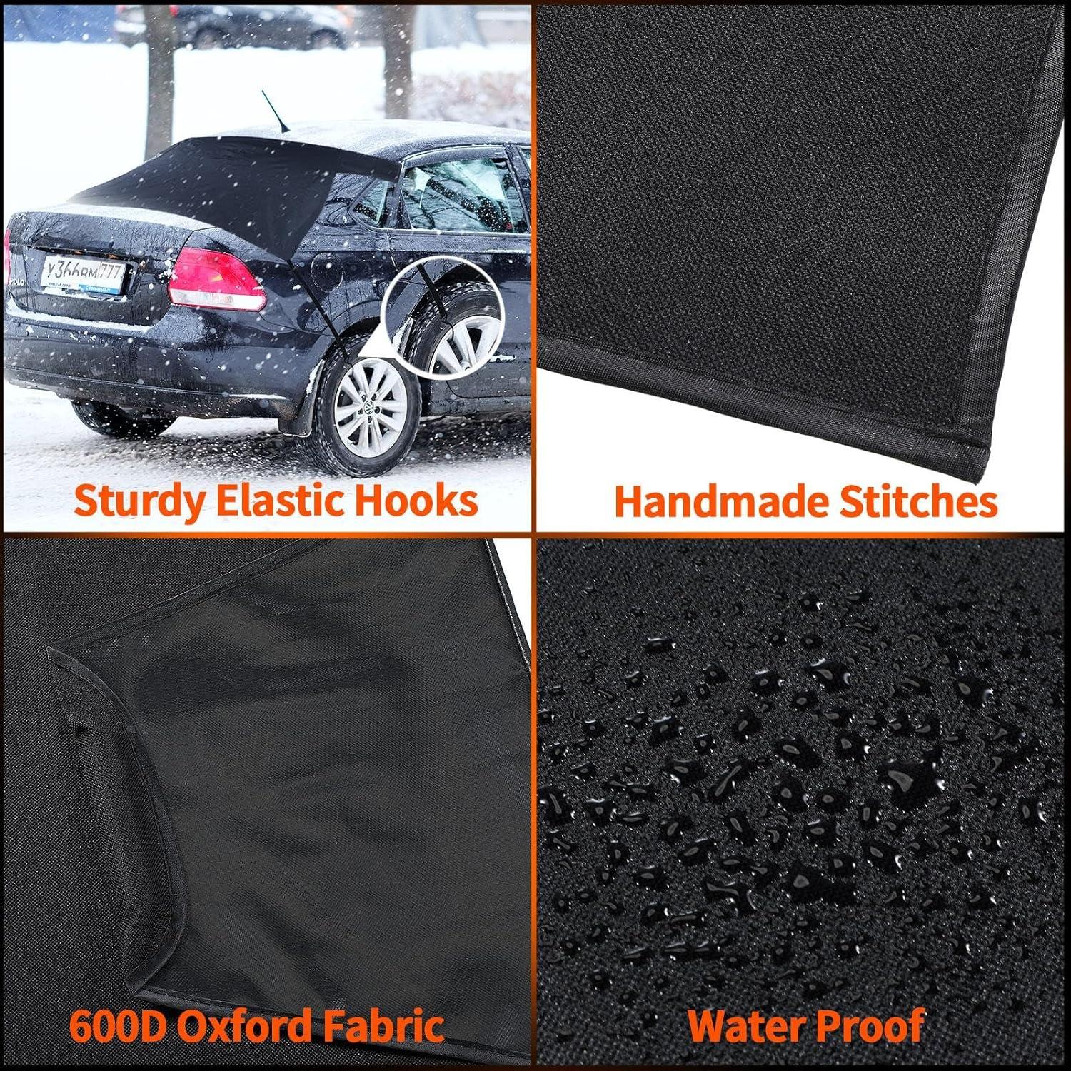 Kit Cubierta Parabrisas Tuanse 4 Pcs con Cepillo y Raspador