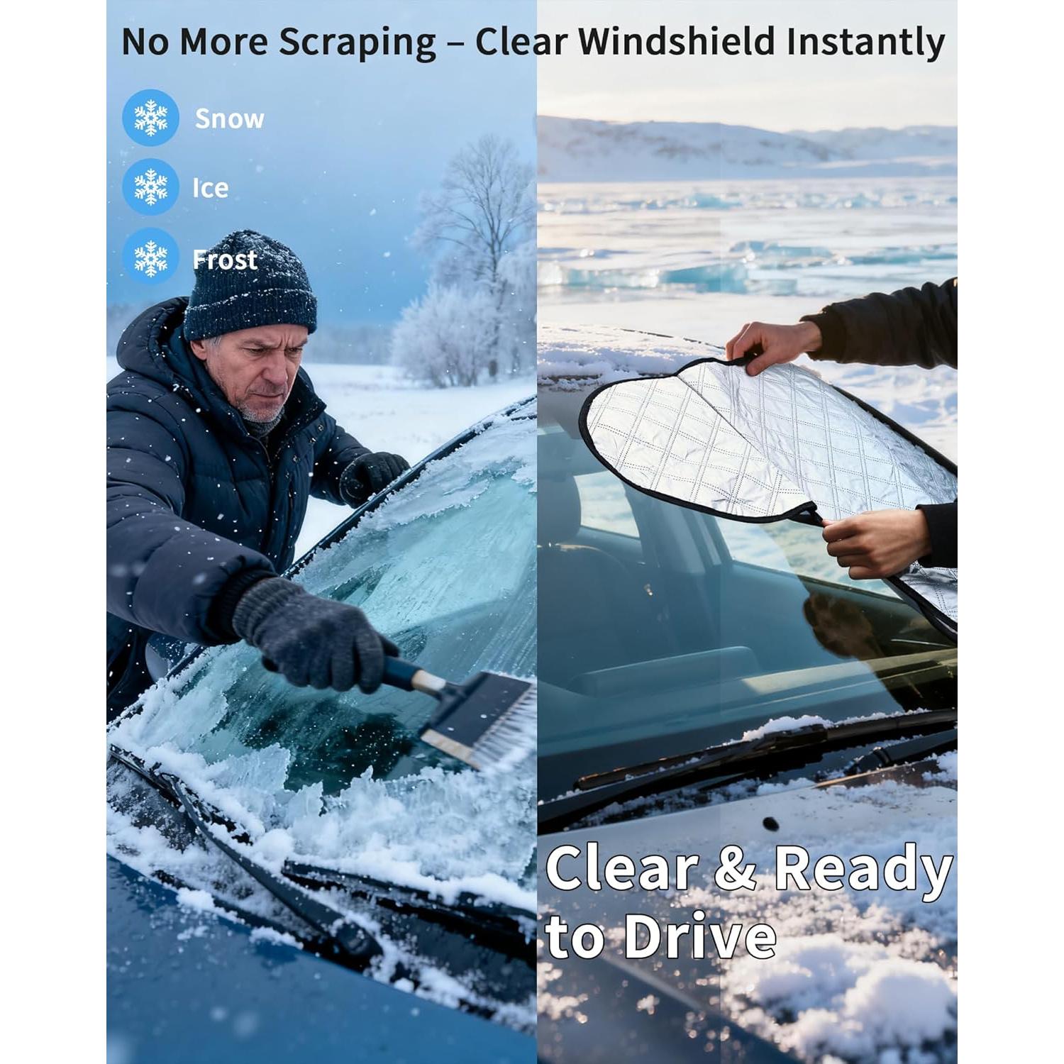 Cubierta de Parabrisas COFSODI para Nieve y Hielo - M