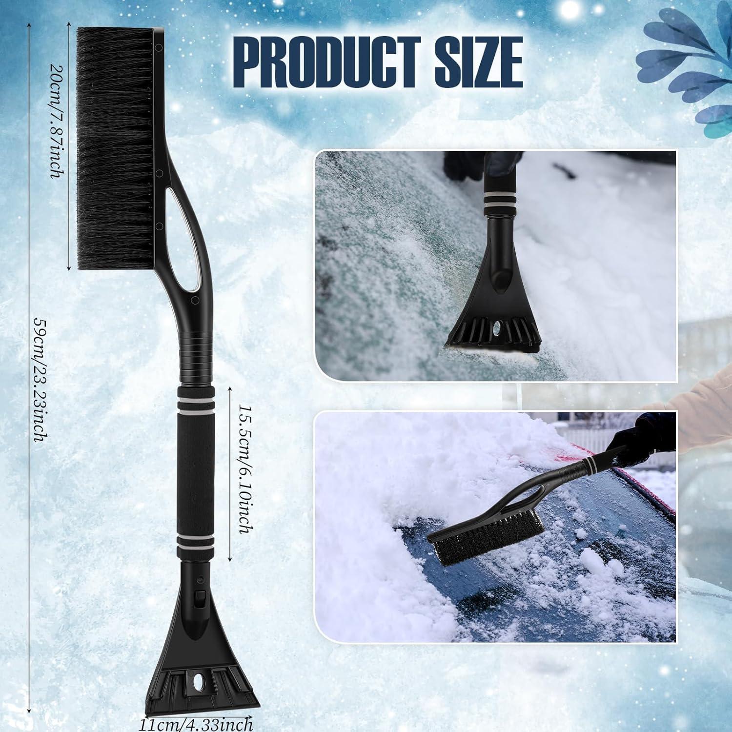 Cepillo de Nieve y Raspador de Hielo Baderke LE2945 59cm Negro