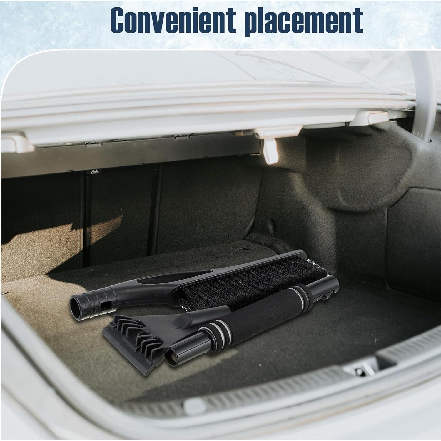 Cepillo de Nieve y Raspador de Hielo Baderke LE2945 59cm Negro