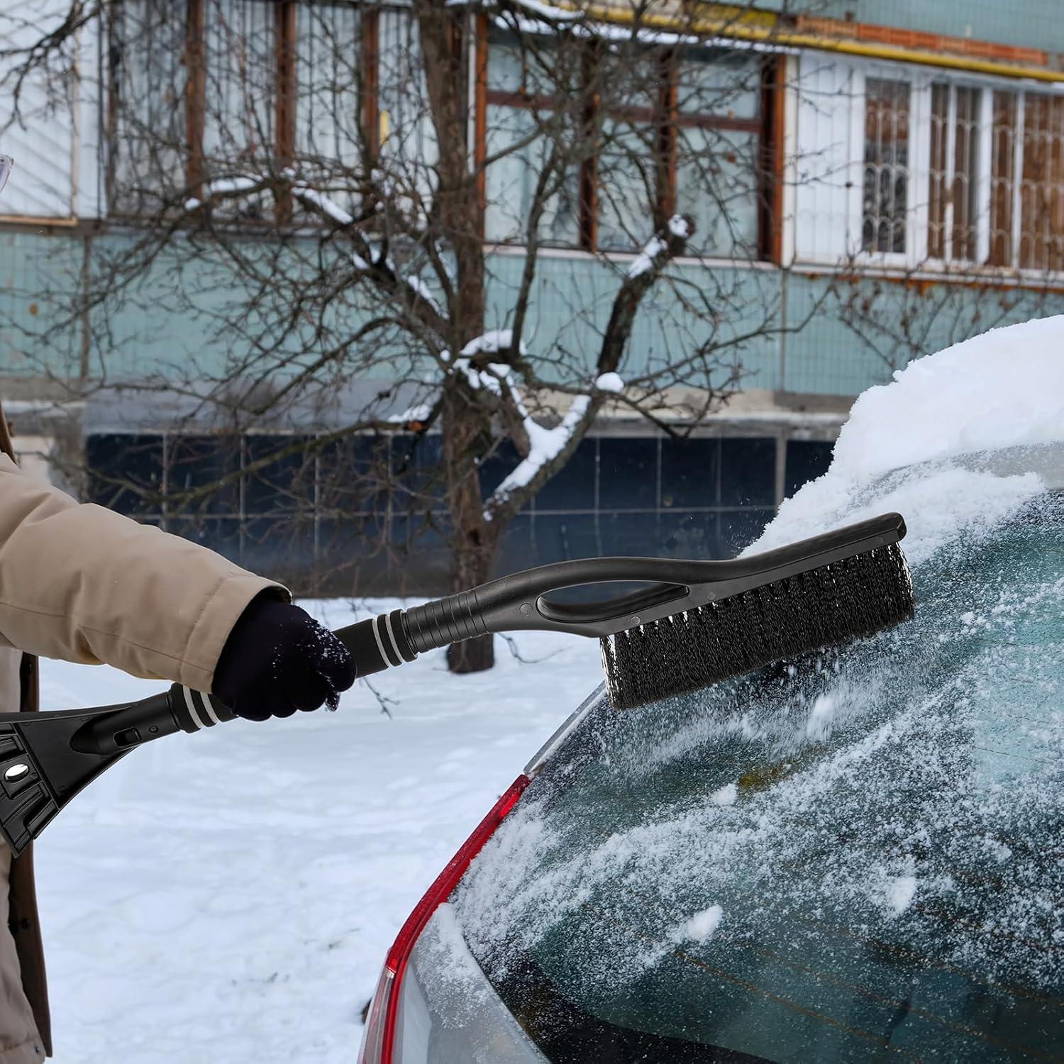 Cepillo de Nieve y Raspador de Hielo Baderke LE2945 59cm Negro