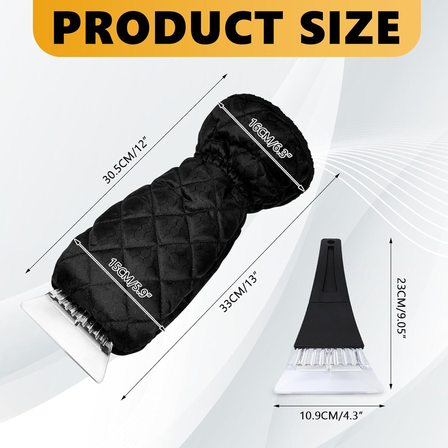 Raspador de Hielo con Guante Hbxdeco - Impermeable y Cálido