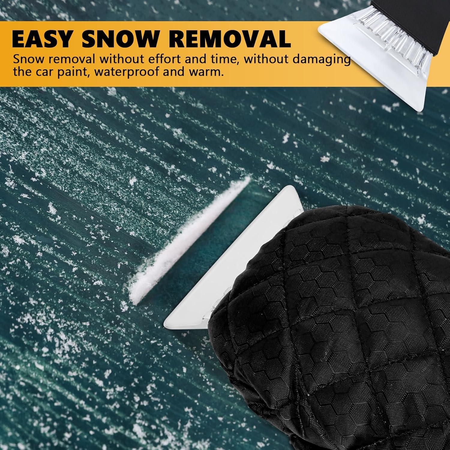 Raspador de Hielo con Guante Hbxdeco - Impermeable y Cálido