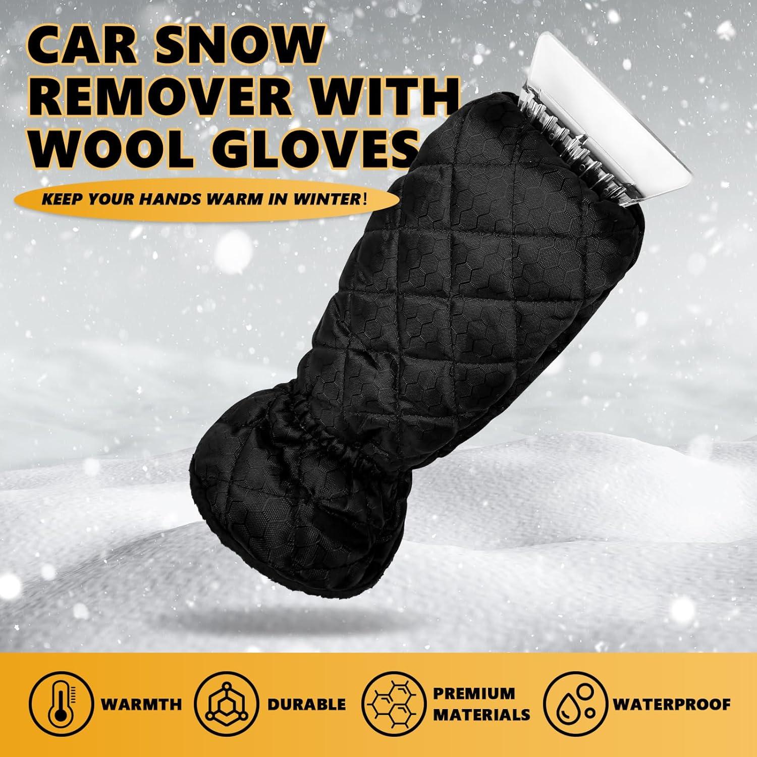 Raspador de Hielo con Guante Hbxdeco - Impermeable y Cálido