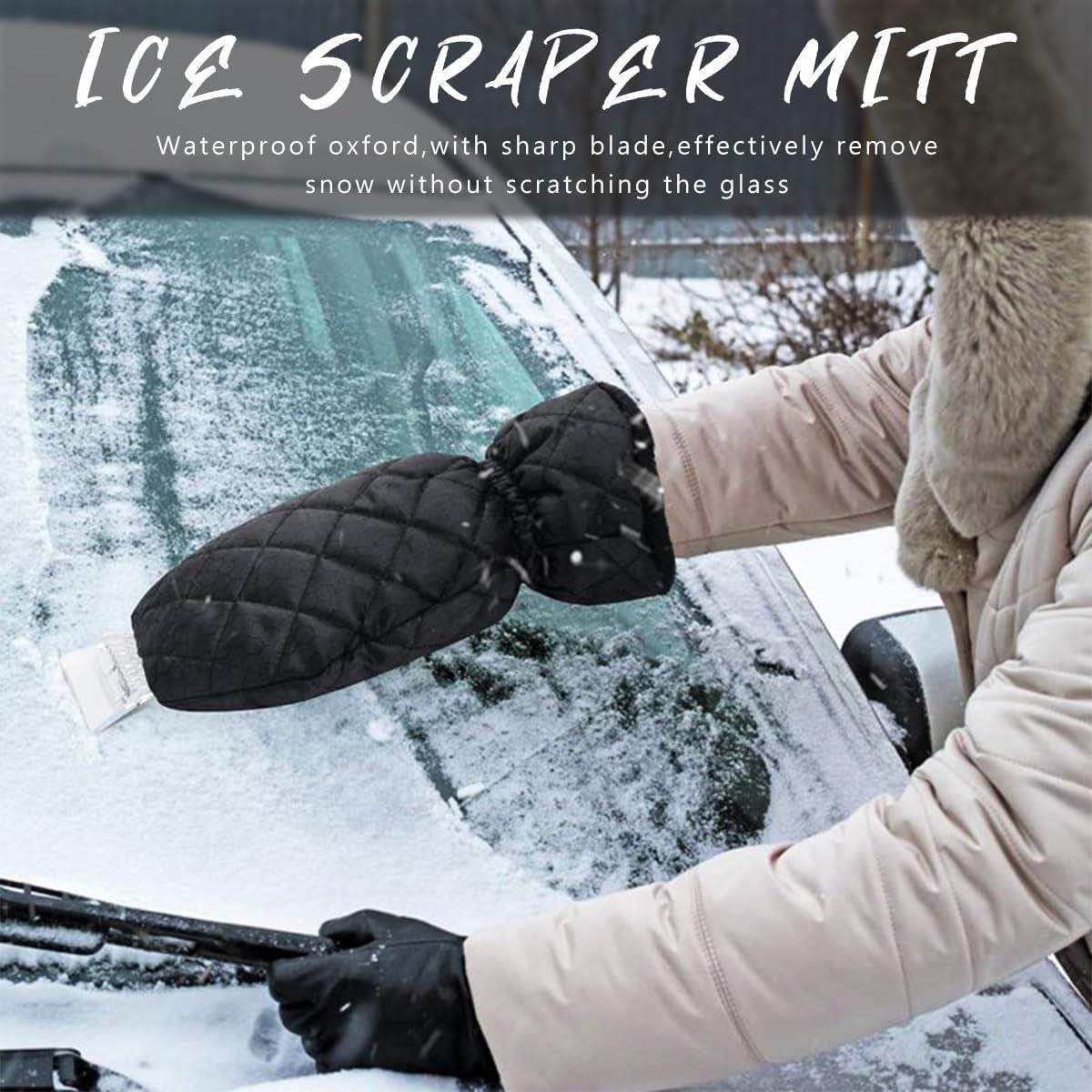 Raspador de Hielo con Guante Povtii - Azul, 34 cm, Impermeable