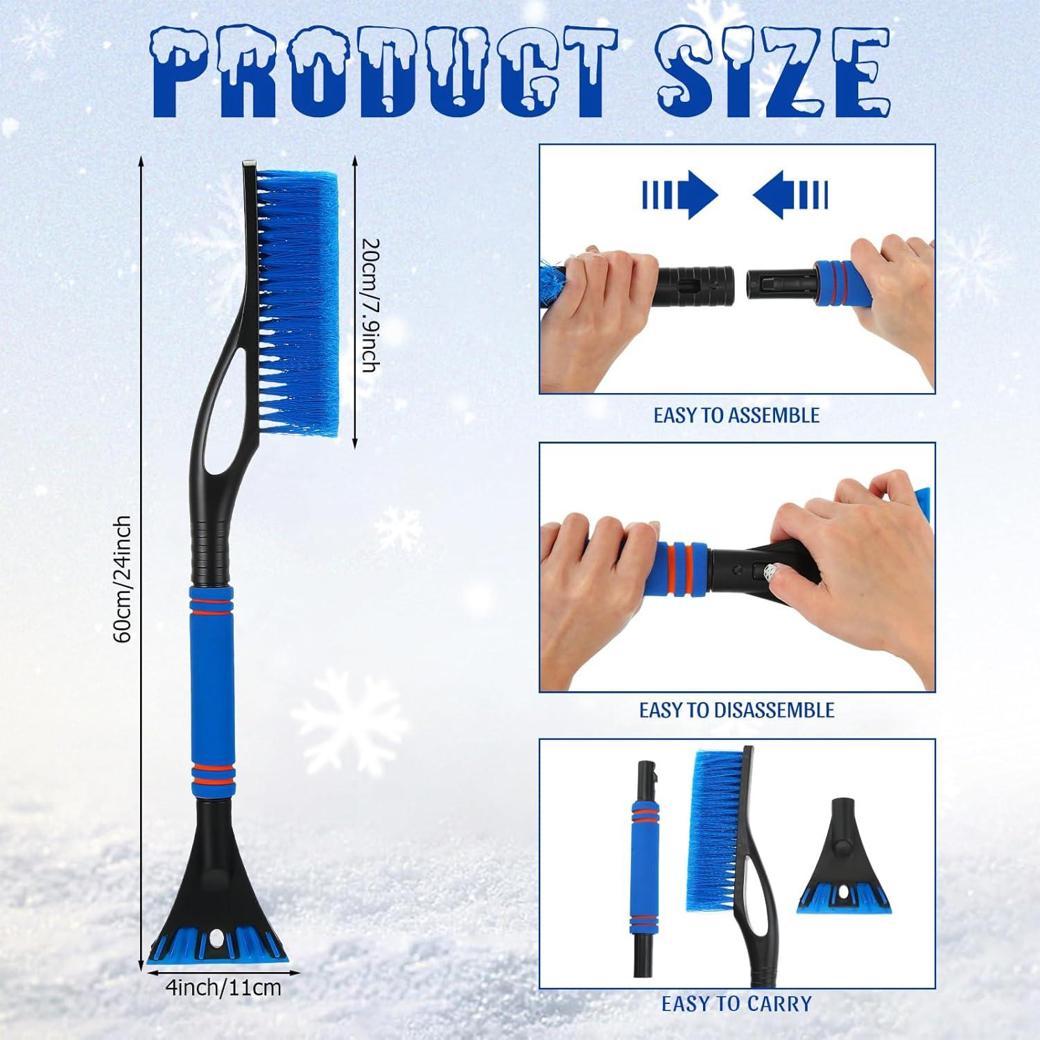 20 Raspadores de Hielo y Cepillos de Nieve Uiifan 60 cm