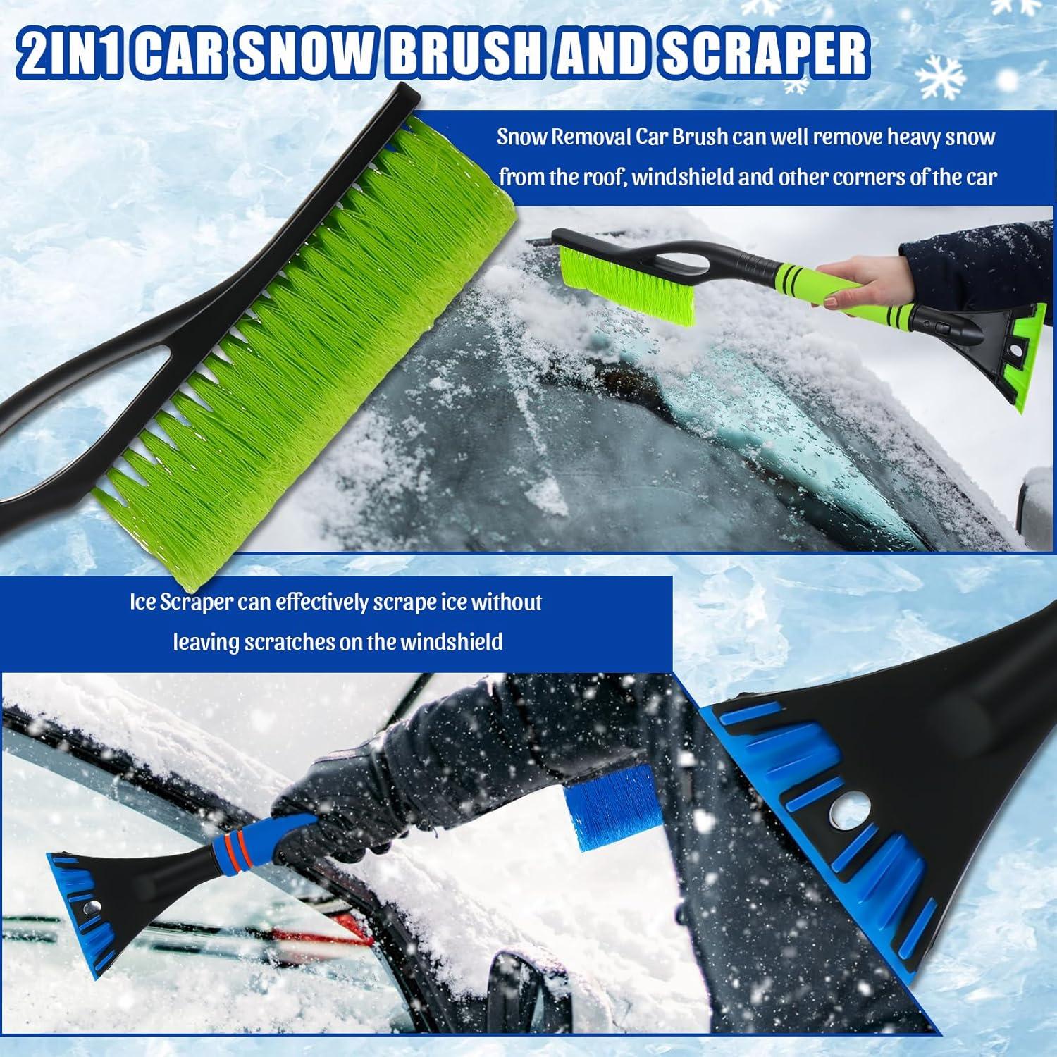 20 Raspadores de Hielo y Cepillos de Nieve Uiifan 60 cm