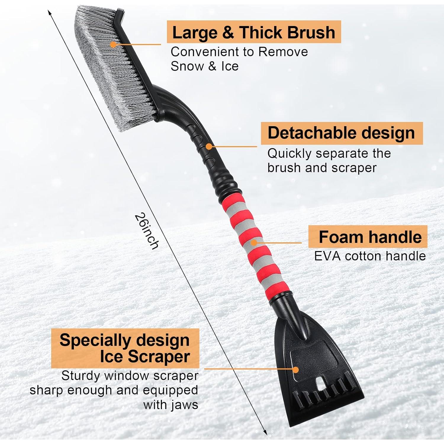 Set de 6 Raspadores de Nieve Funtery - 68.58 cm y 21.96 cm