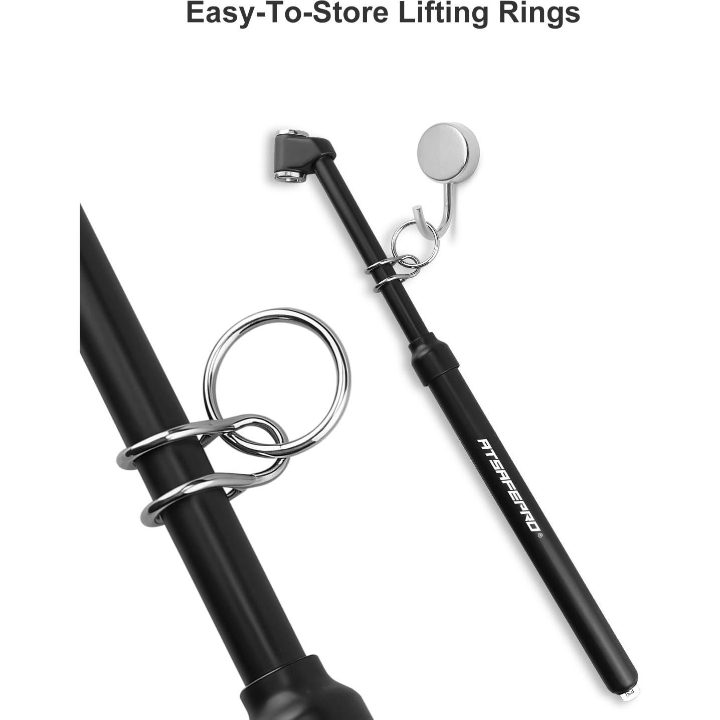 Medidor de Presión de Neumáticos ATsafepro Doble Cabeza 10-150 PSI