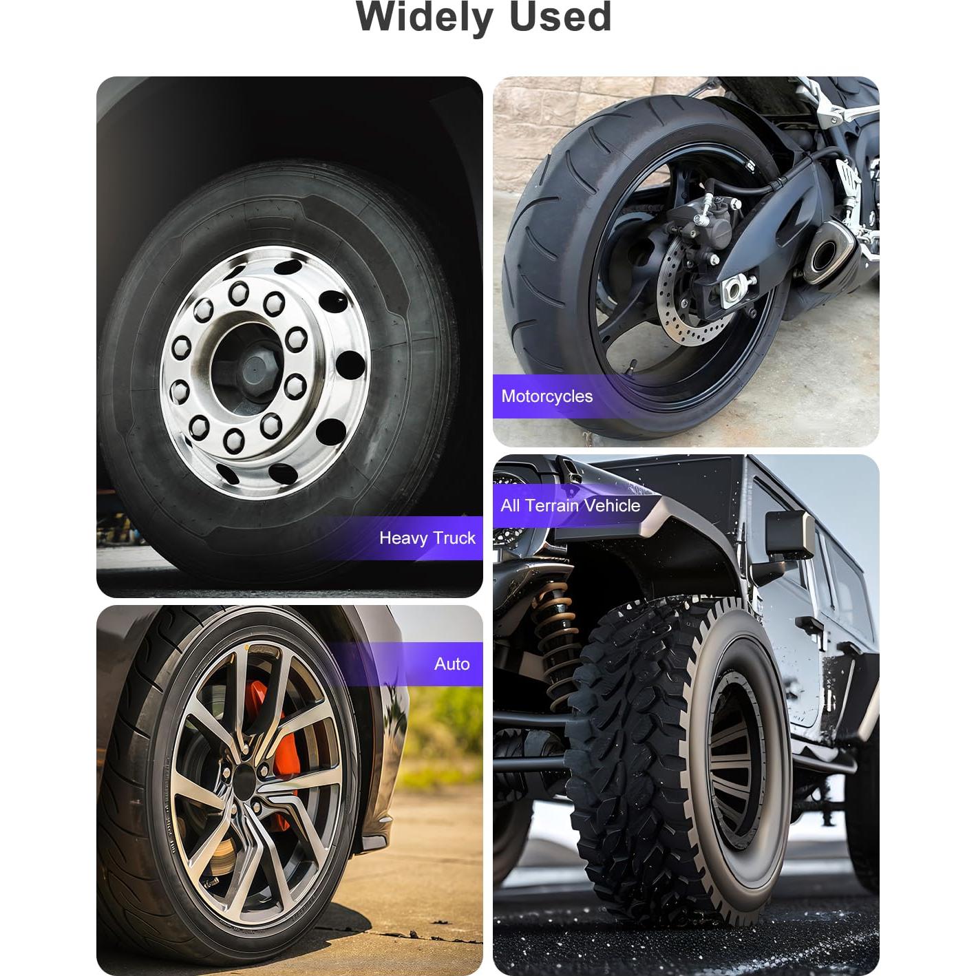 Medidor de Presión de Neumáticos ATsafepro Doble Cabeza 10-150 PSI