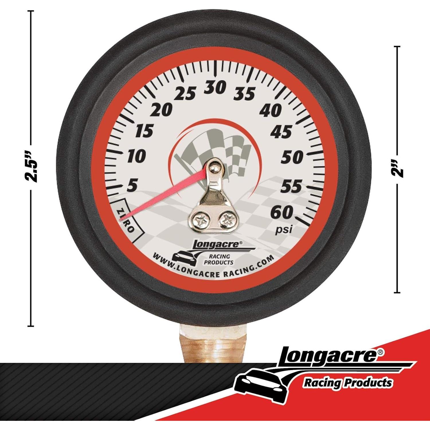 Medidor de Presión de Neumáticos Longacre 52004 0-60 PSI