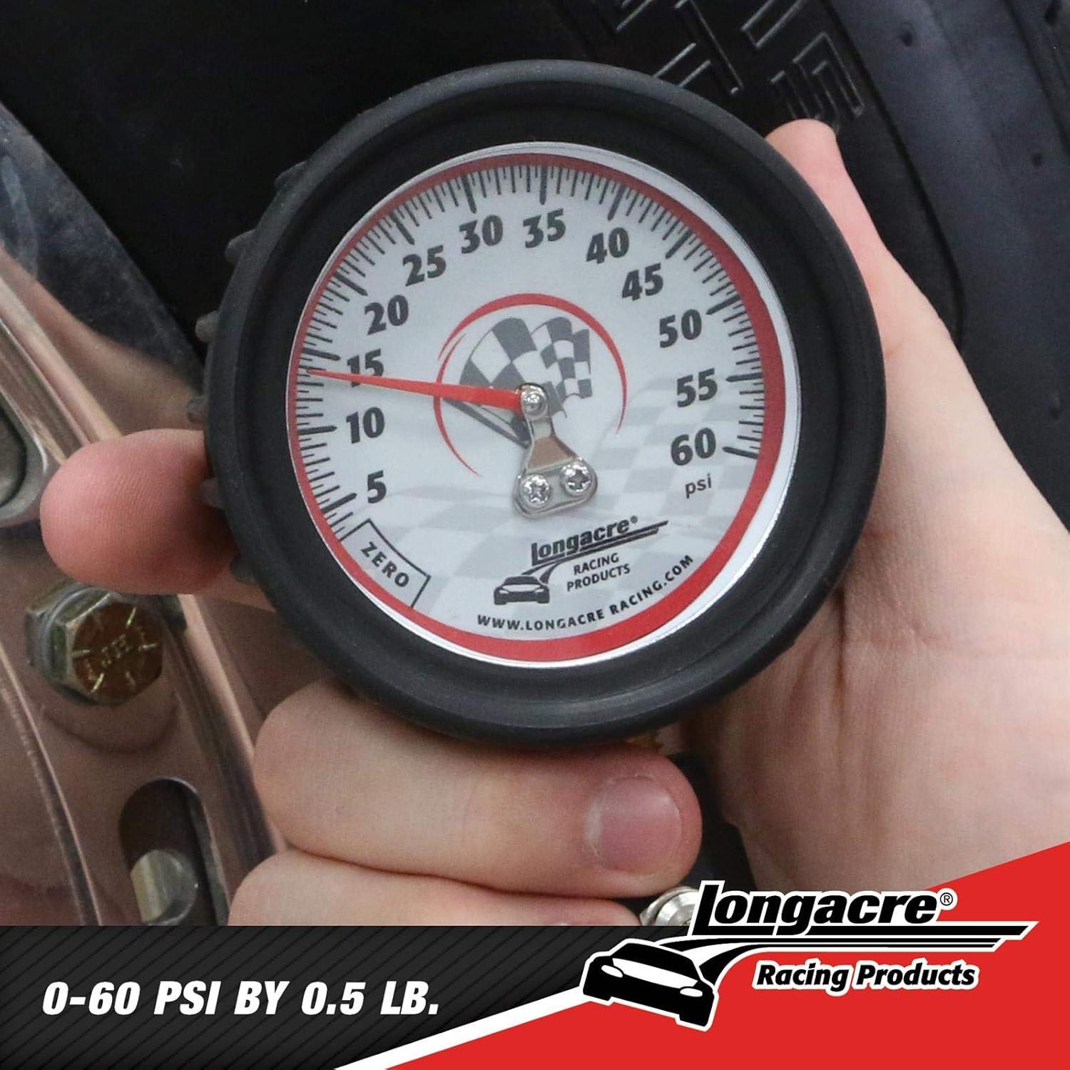 Medidor de Presión de Neumáticos Longacre 52-52003 0-60 PSI