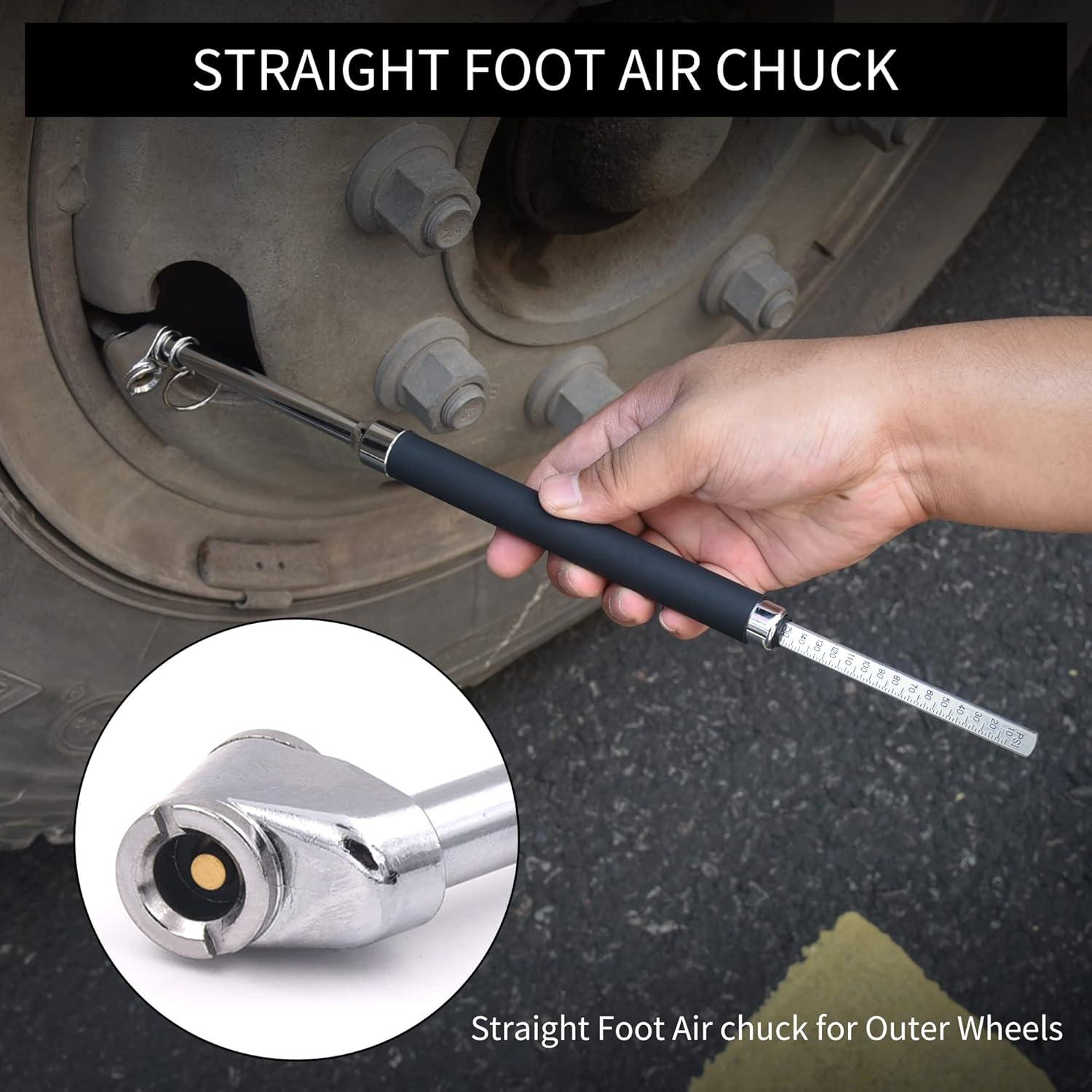 Medidor de Presión de Neumáticos Doble Cabeza SAFELIFE 10-150 PSI