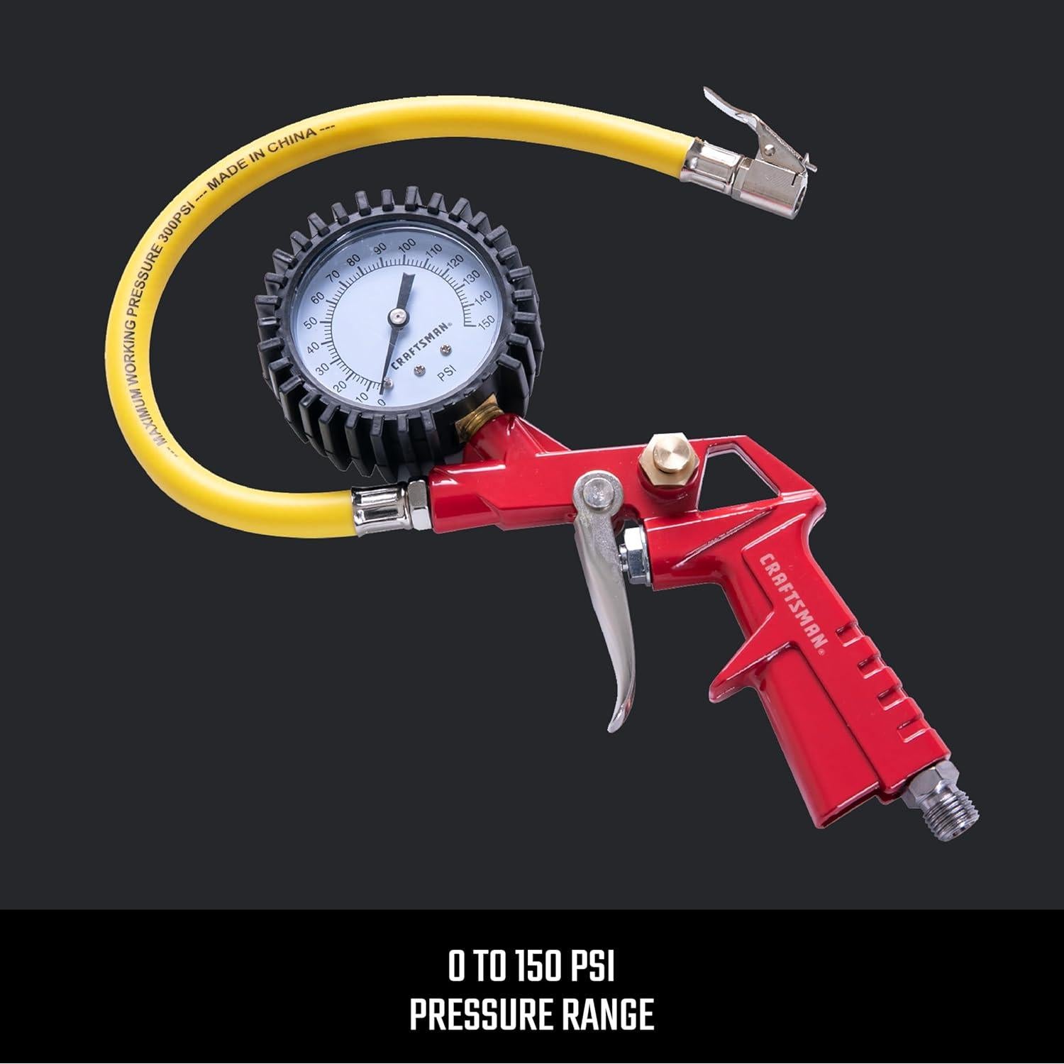 Pistola Infladora CRAFTSMAN CMXZTSG1031NB, 0-150 PSI, 3-en-1