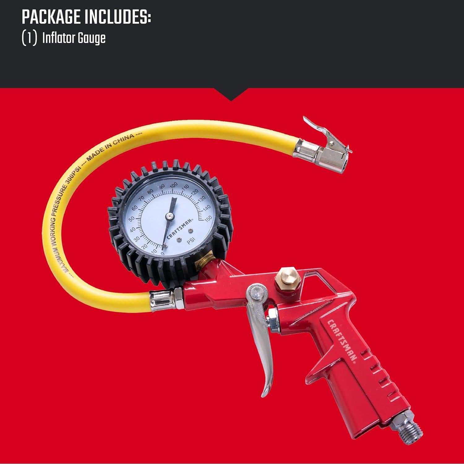 Pistola Infladora CRAFTSMAN CMXZTSG1031NB, 0-150 PSI, 3-en-1