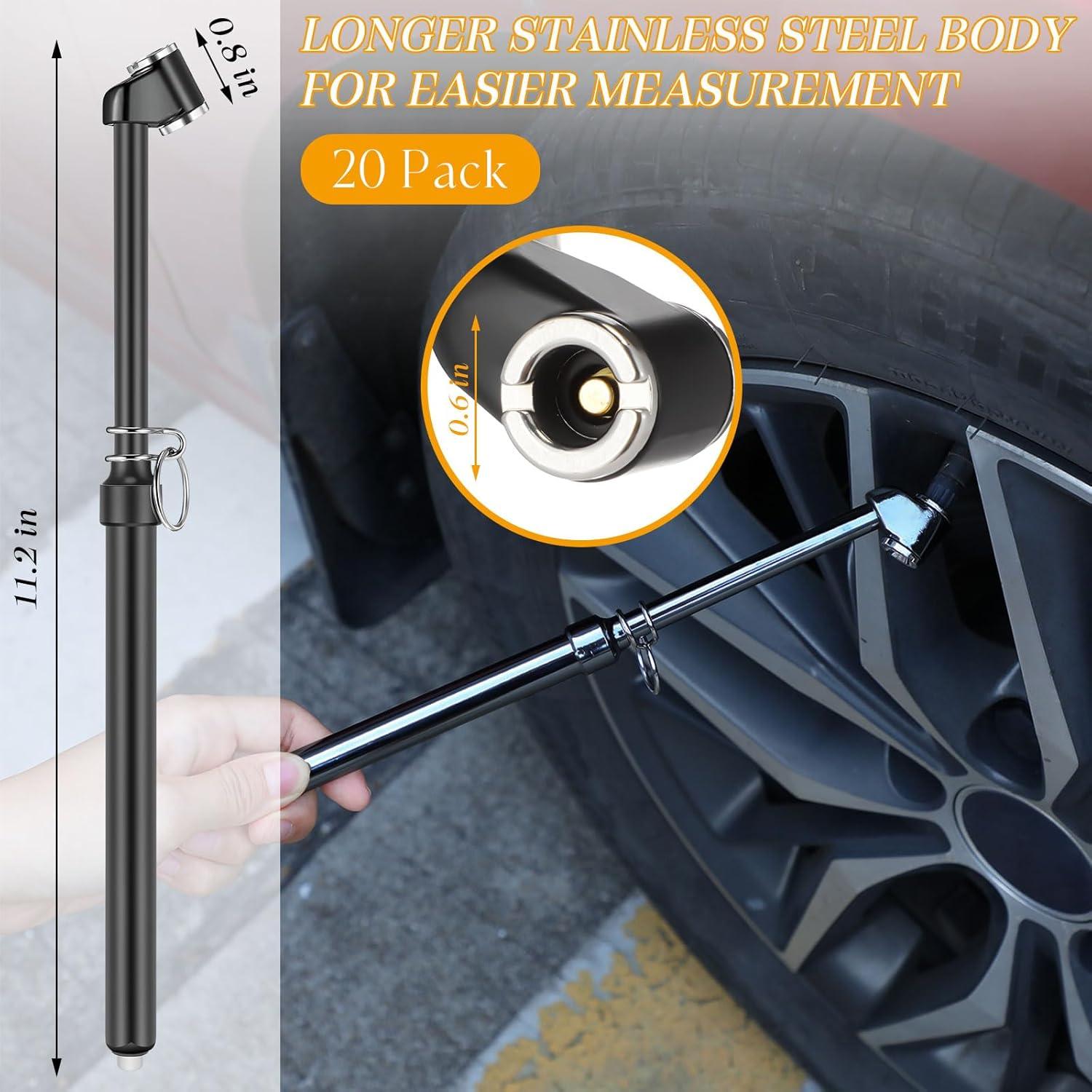 Medidor de Presión de Neumáticos Yunsailing 10 Pcs 0.7-10.3bar