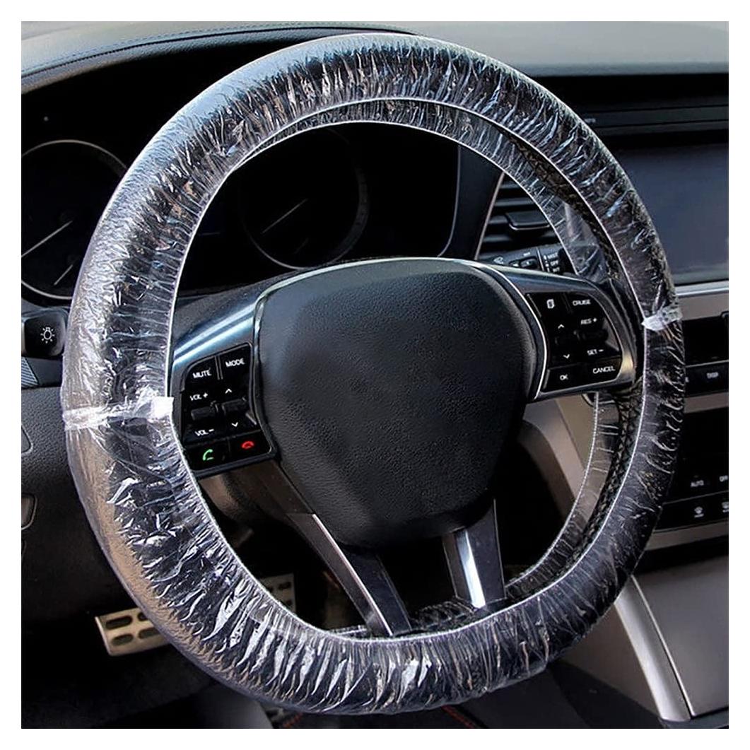 Cubiertas de Volante Desechables ICWEIMEI 500 Piezas Plástico