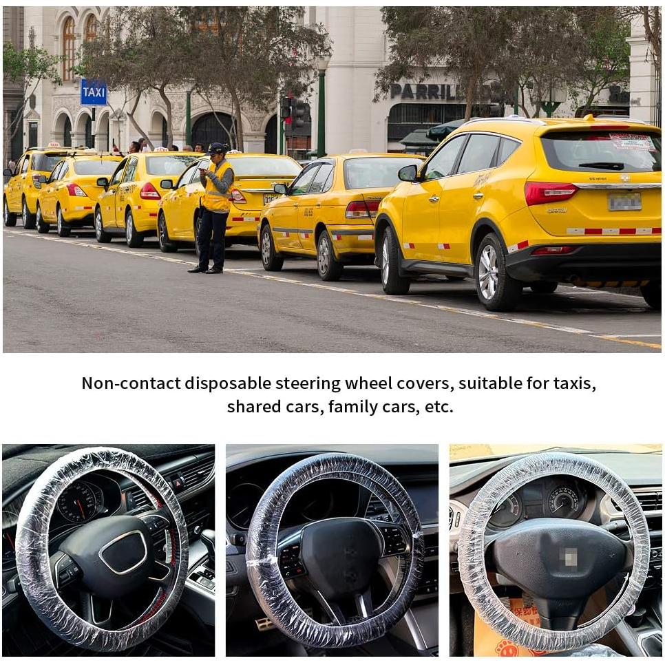 Cubiertas de Volante Desechables ICWEIMEI 500 Piezas Plástico