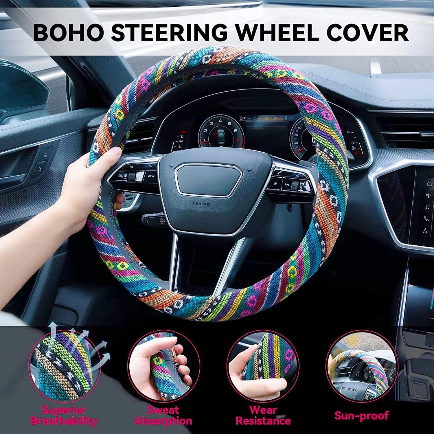 Funda de Volante Boho Limsas 15" (38 cm) Antideslizante