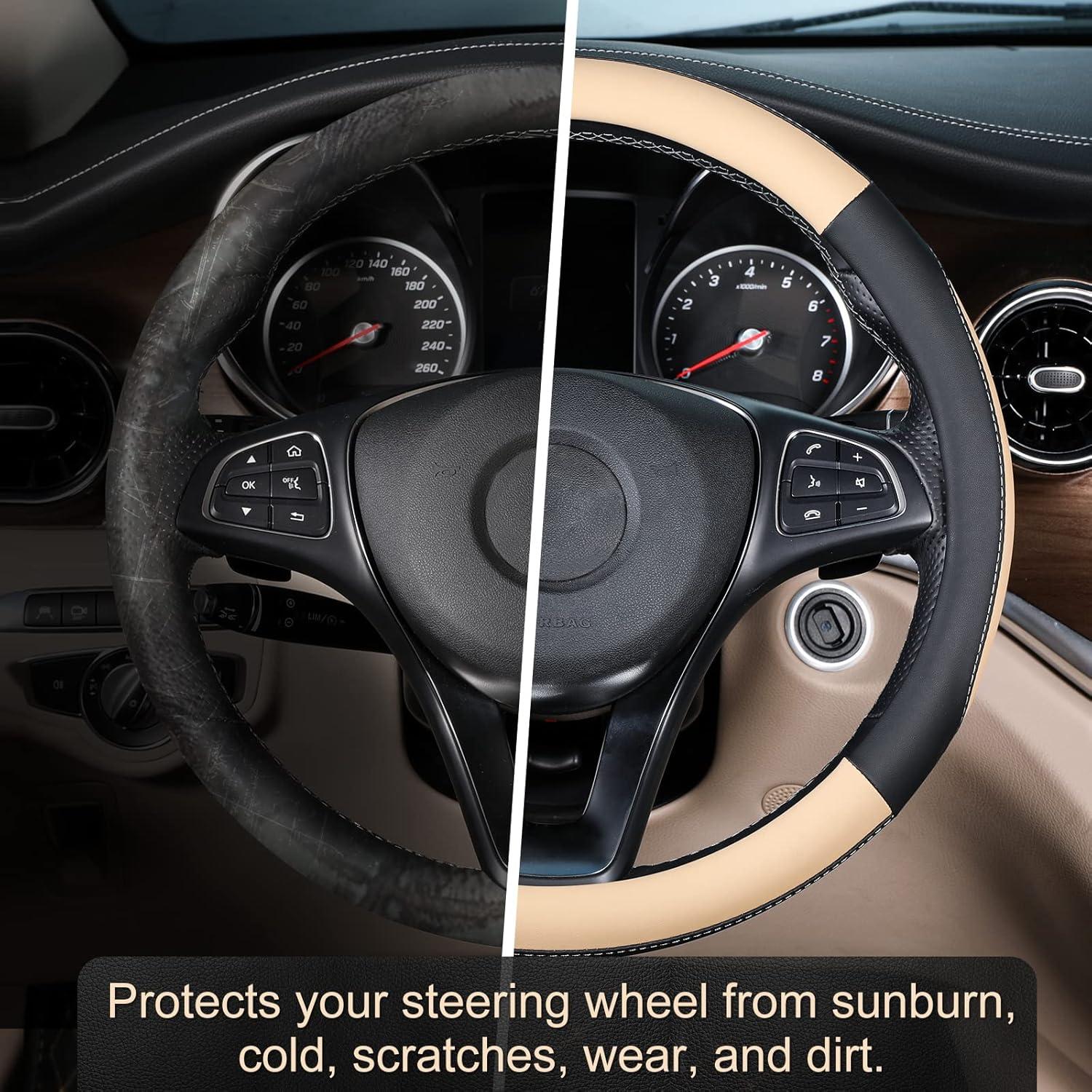 Cubierta de Volante SEG Direct Universal Cuero Microfibra 36.8-38.1 cm