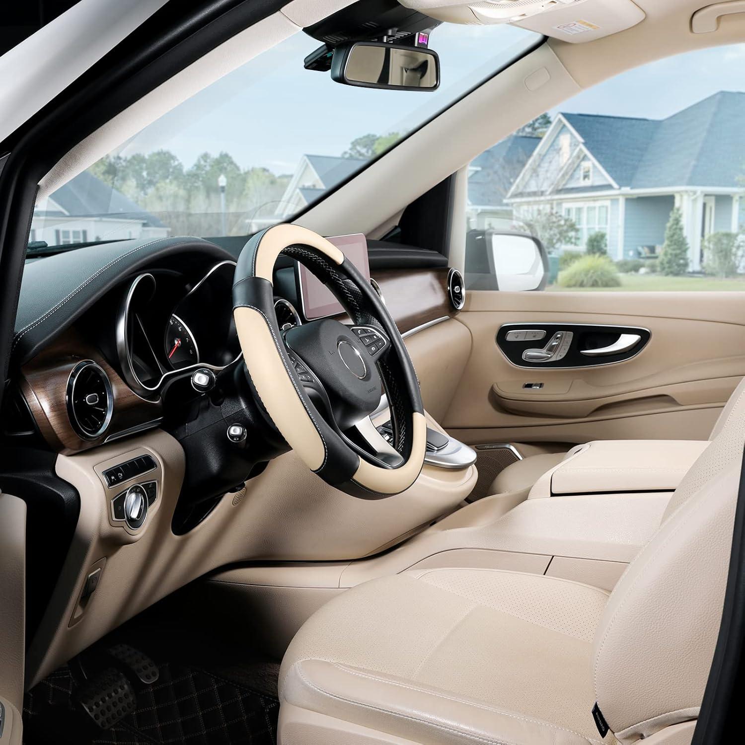 Cubierta de Volante SEG Direct Universal Cuero Microfibra 36.8-38.1 cm