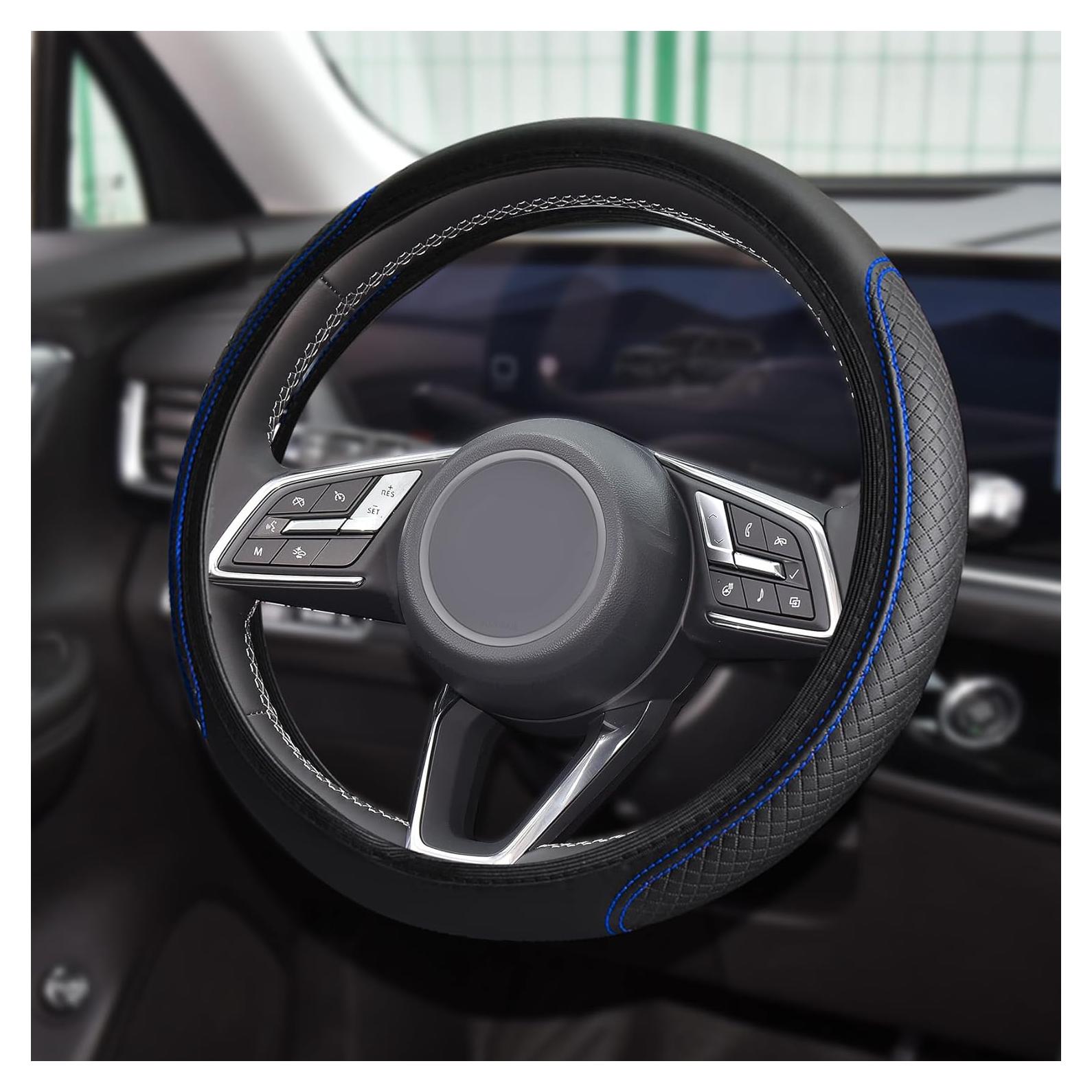 Cubierta de Volante de Coche Tecledsn 37-38 cm Antideslizante