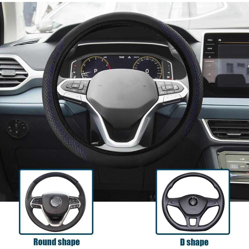 Cubierta de Volante de Coche Tecledsn 37-38 cm Antideslizante