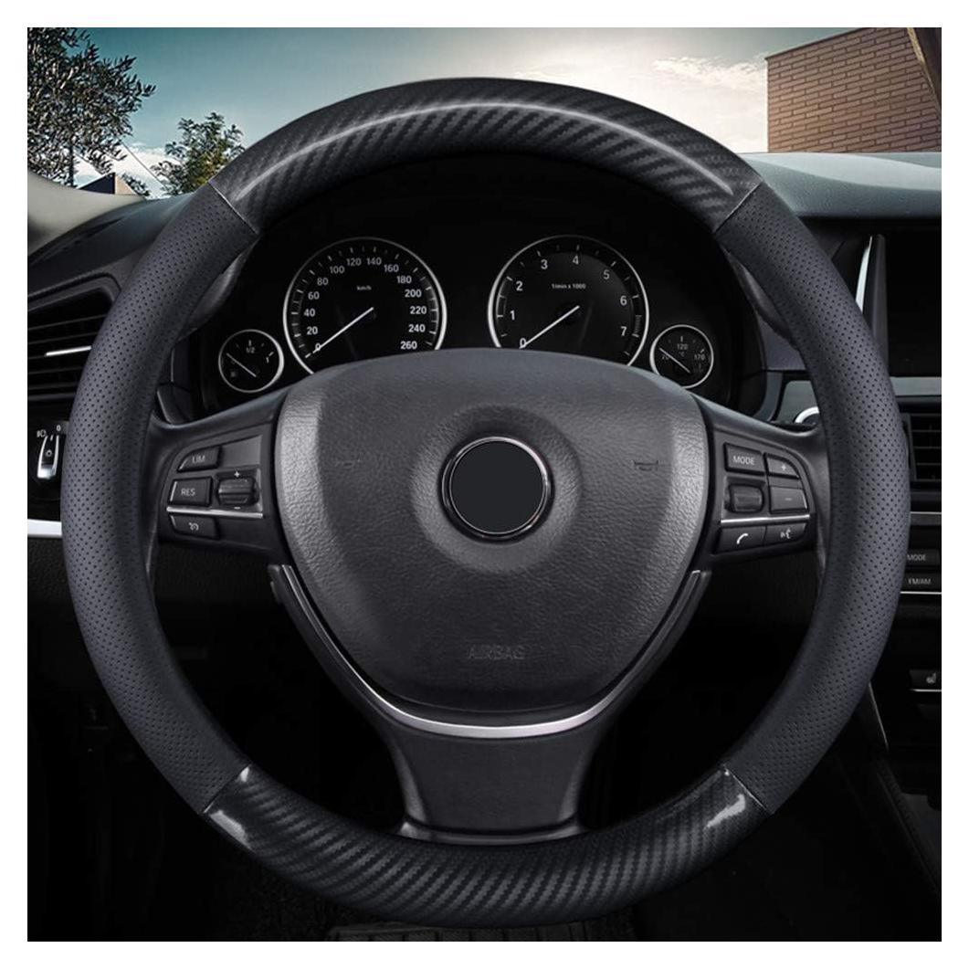 Funda de Volante KAFEEK Universal 37-39 cm Fibra Carbono