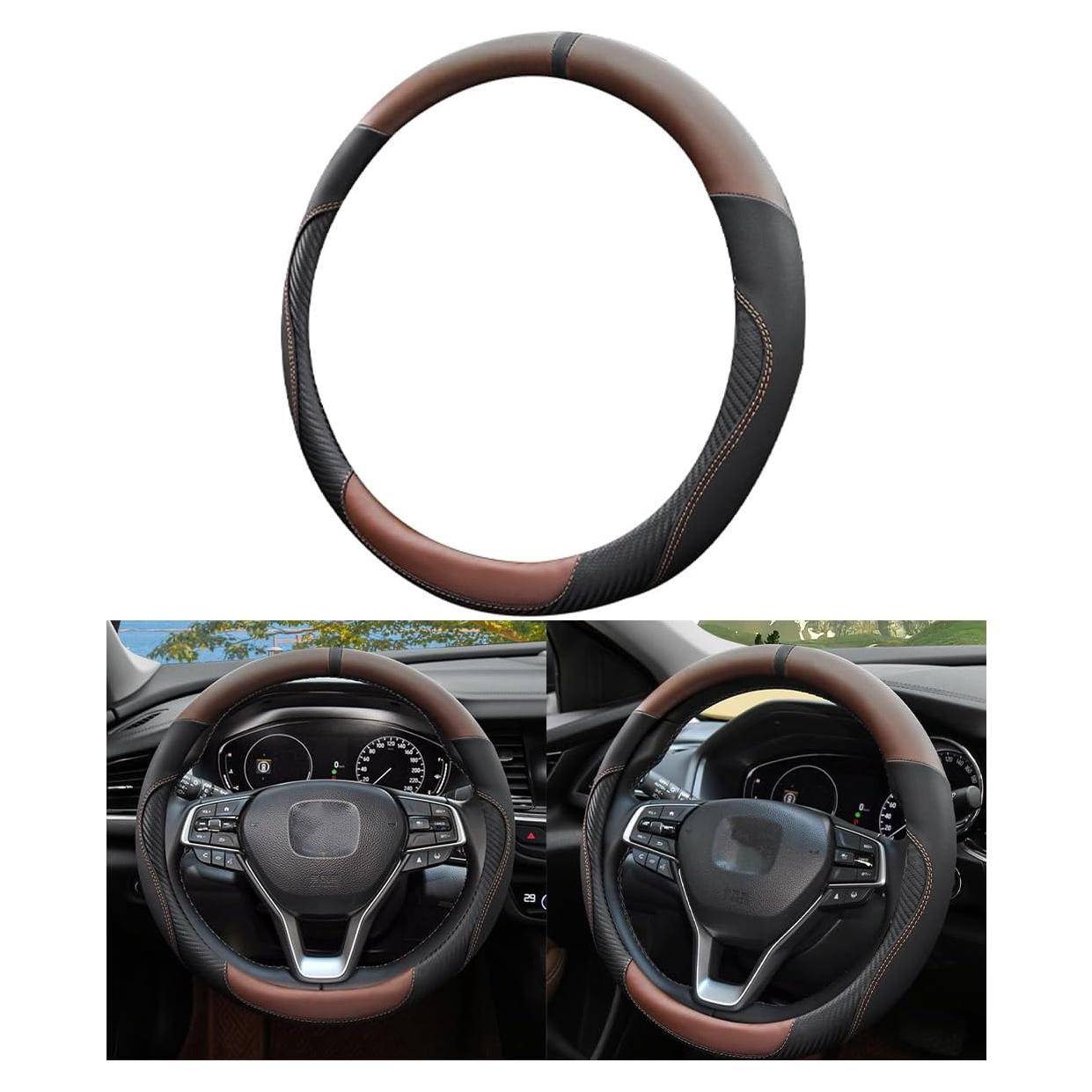 Cubierta de Volante Mandark 38.1 cm Cuero Microfibra Antideslizante