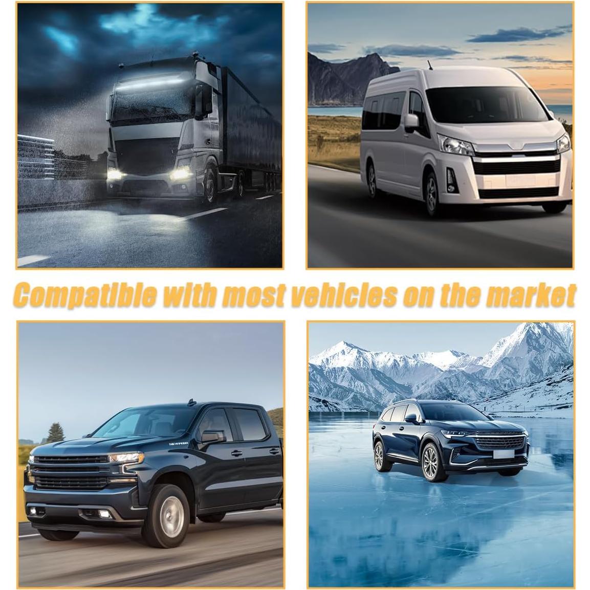 Funda de Volante de Coche Mandark 3PCS Antideslizante 38cm