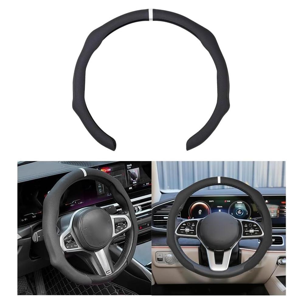 Funda de Volante de Coche Osilly 38.1 cm Cuero Antideslizante