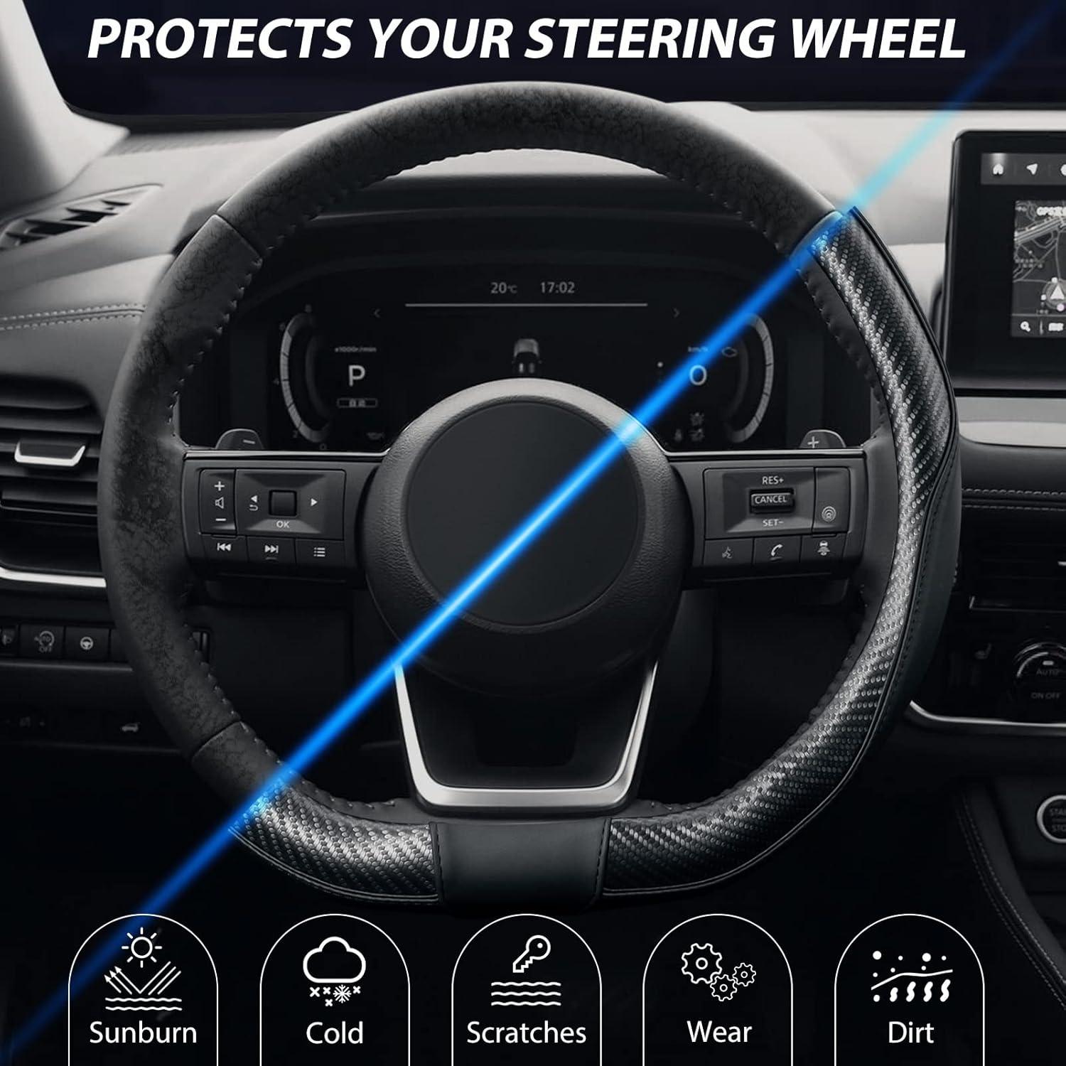 Cubierta de Volante SEG Direct D 37-39 cm Cuero Microfibra