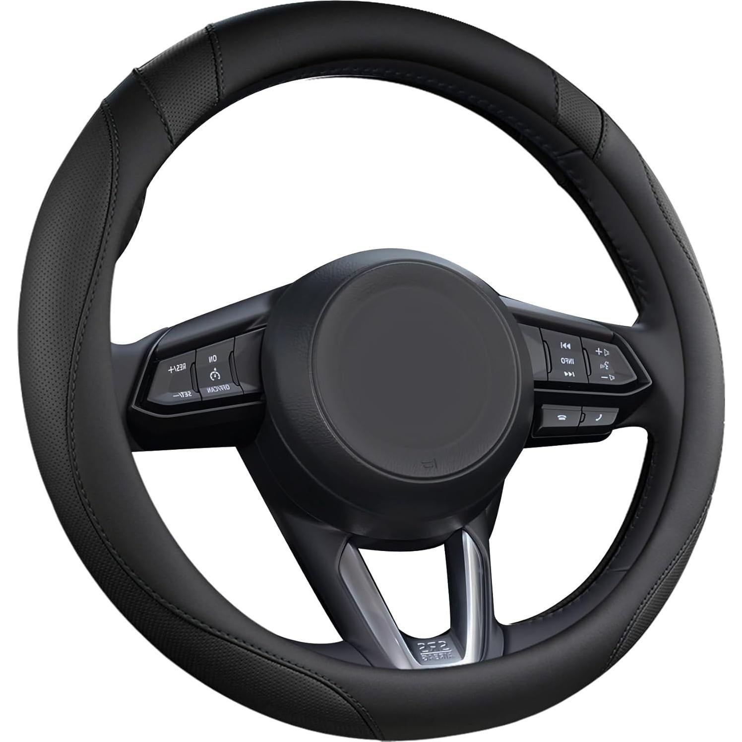 Cubierta de Volante West Llama para Mazda 14.5-15" Negro