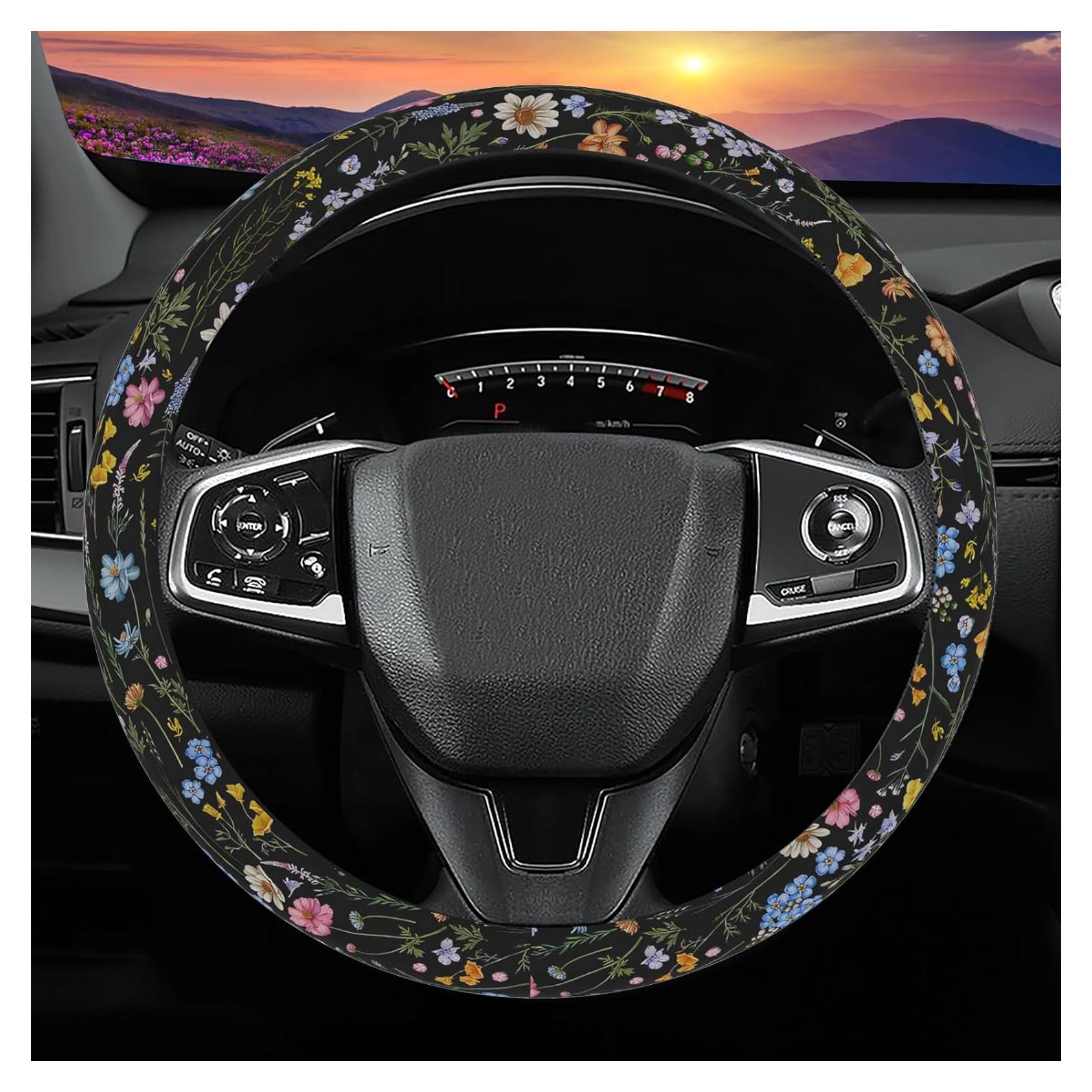 Cubierta de Volante Vaitarkli Flores Silvestres 36.83-39.37 cm