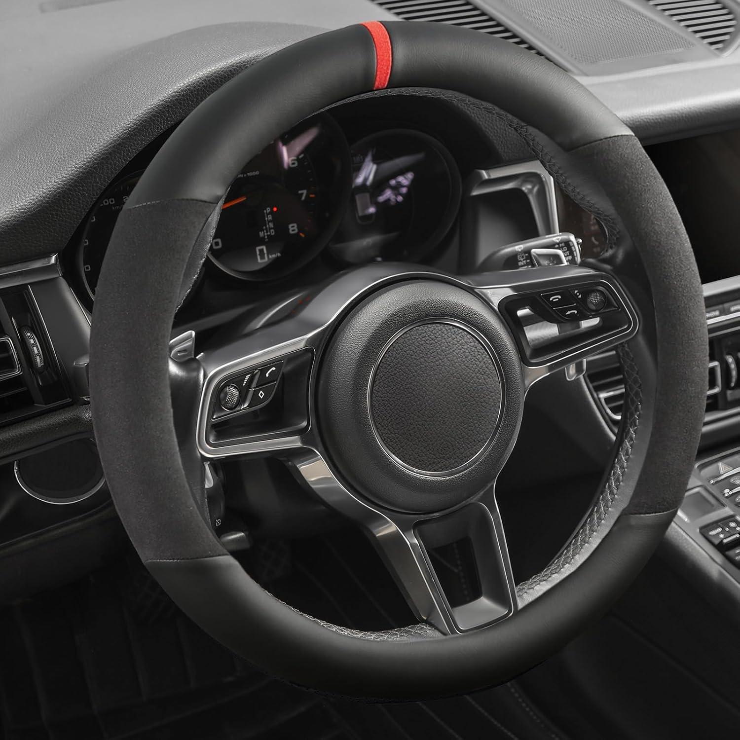 Cubierta de Volante SthExtra 14.5-15" Antideslizante Cuero