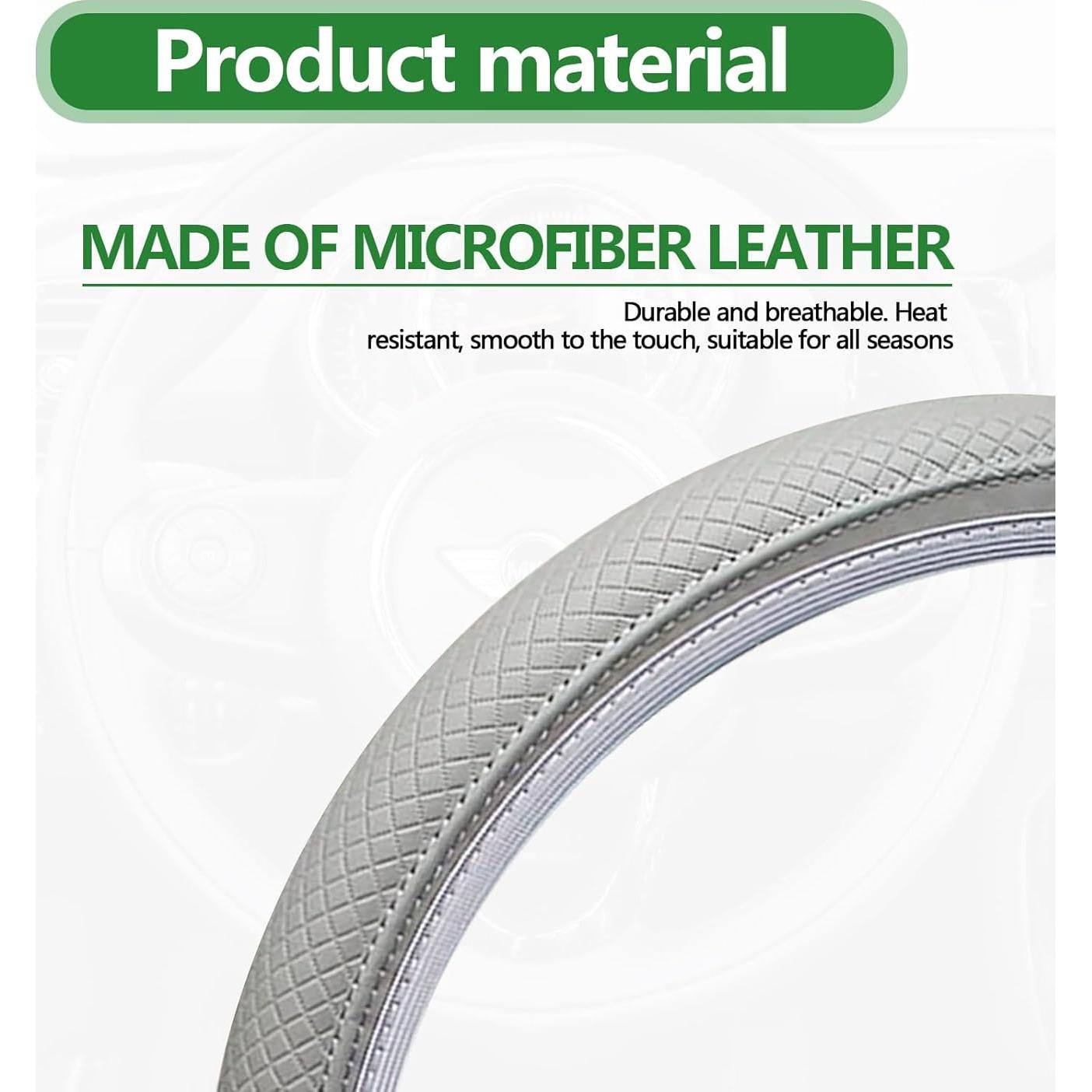 Protector de Volante Universal NOTISH 15 Pulgadas Gris