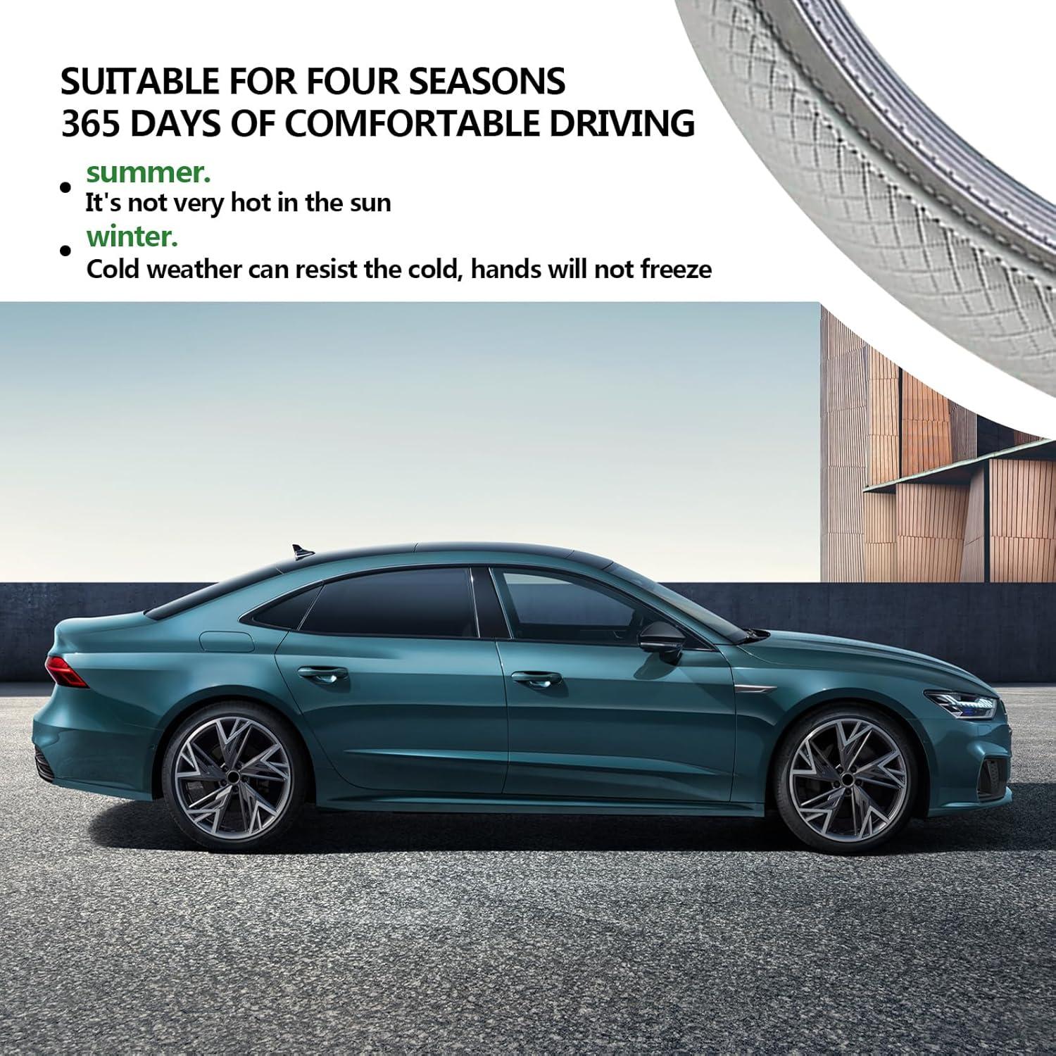 Protector de Volante Universal NOTISH 15 Pulgadas Gris